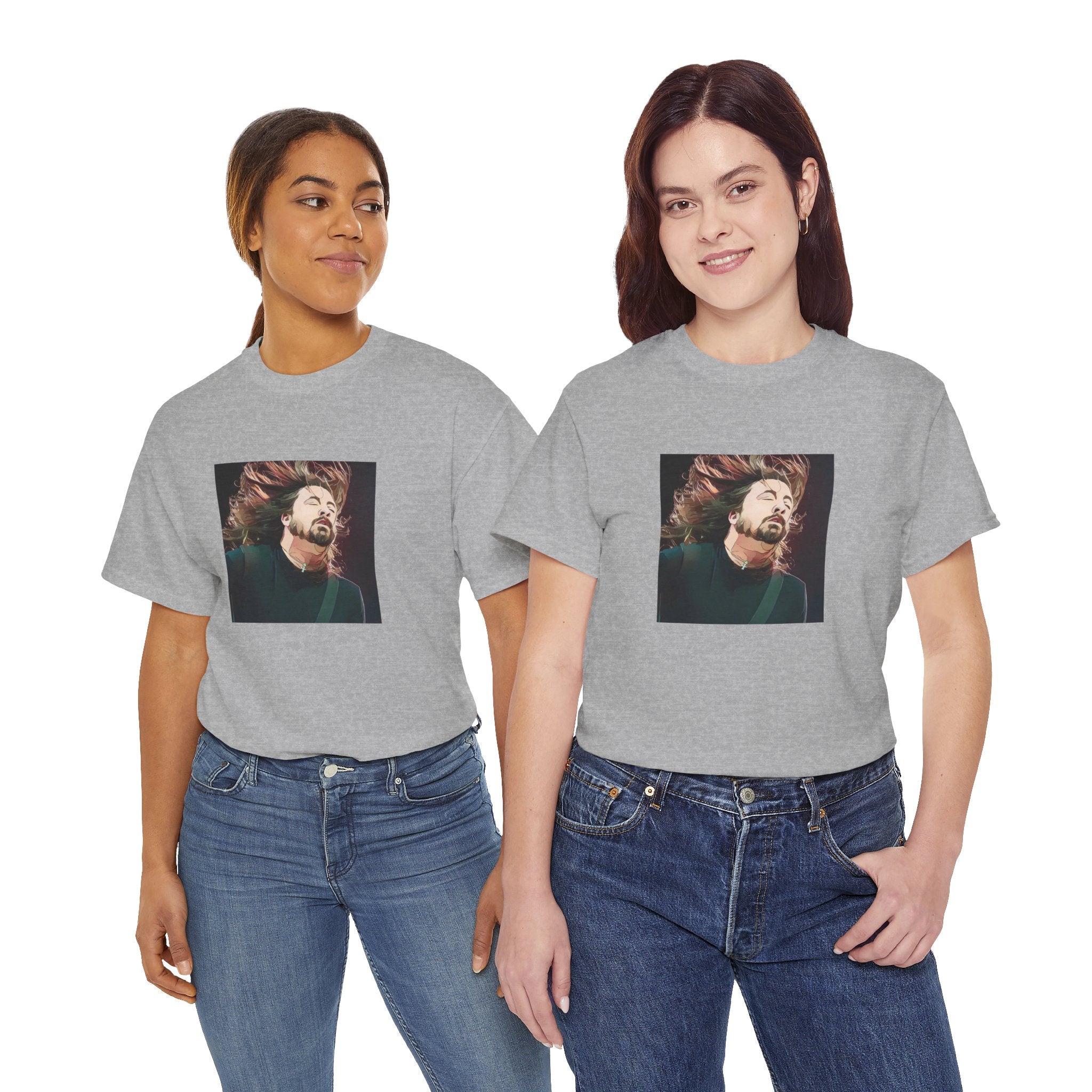 Cartoon Style Rock Graphic Tee | Retro 90s Grunge Shirt | Statement Fan Apparel