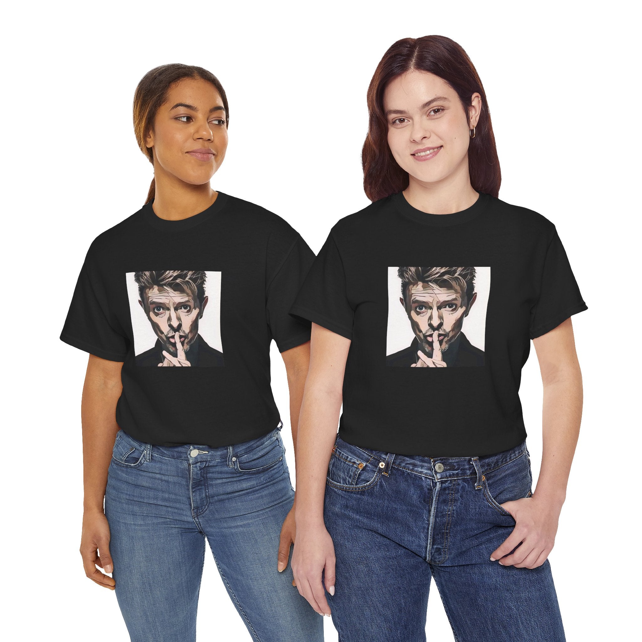 Cartoon Style Glam Rock Graphic Tee | Retro 70s Music Shirt | Statement Fan Apparel