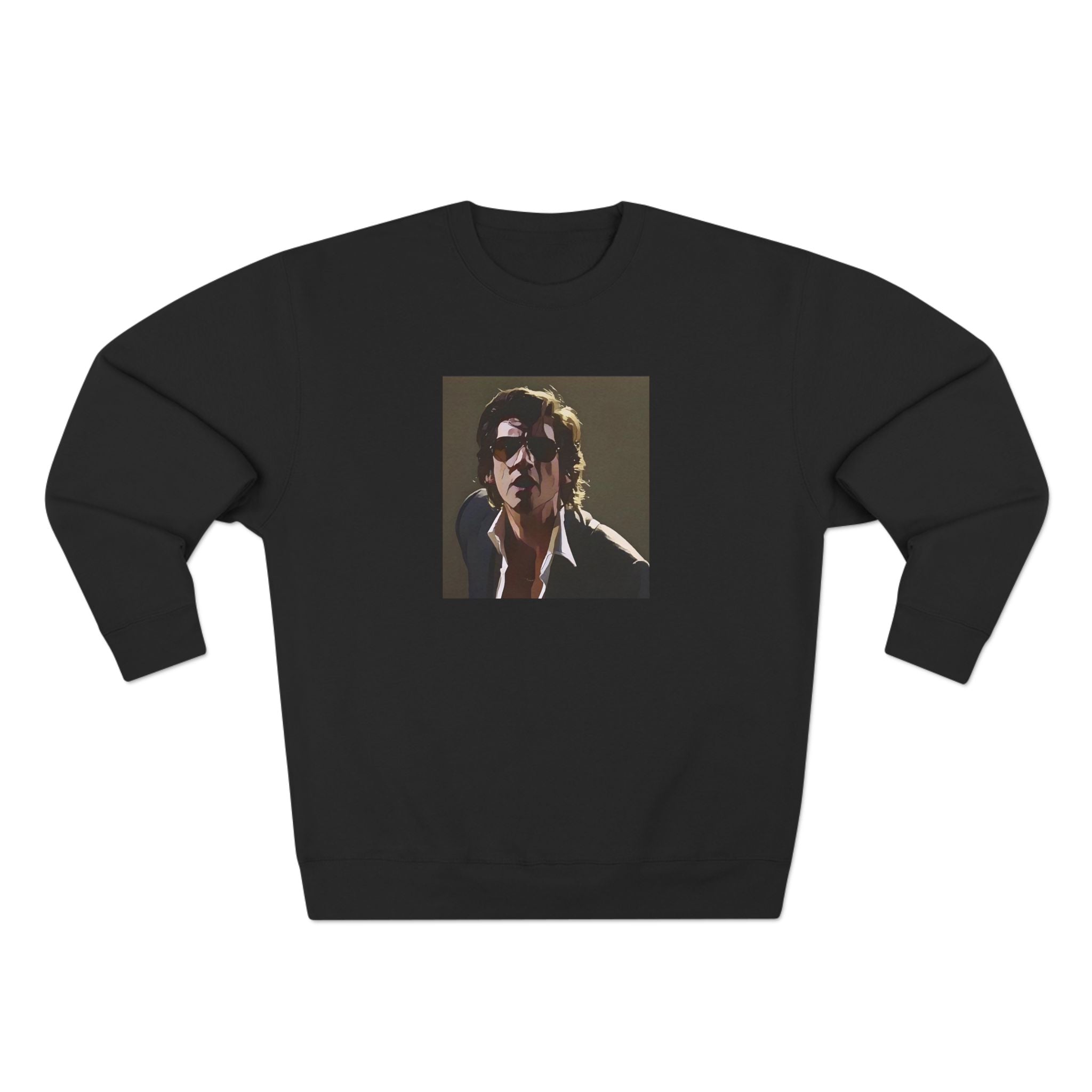 Cartoon Indie Frontman Sweatshirt - Limited Edition Retro Band Icon Sweatshirt, Part of 50-Music-Icon Series