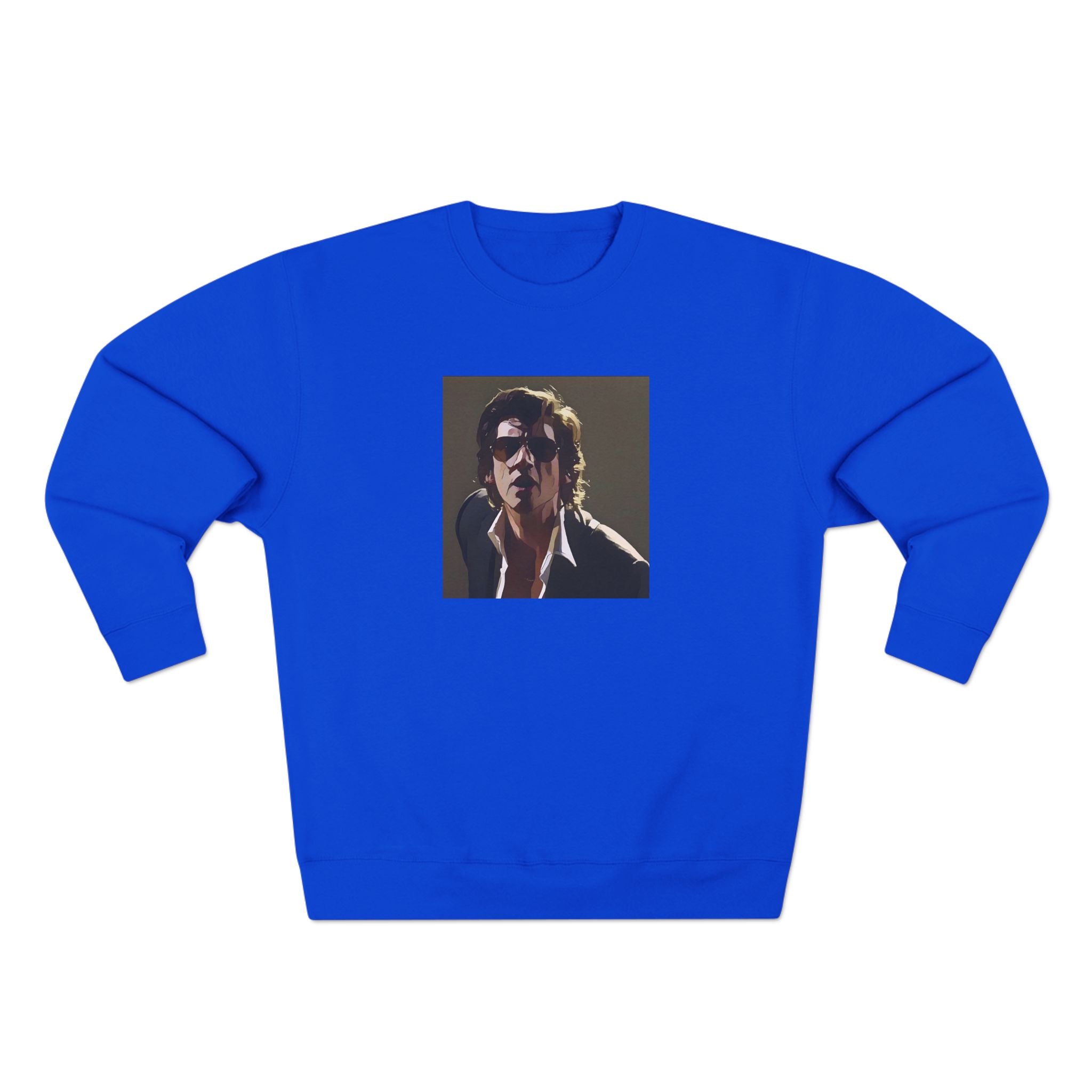 Cartoon Indie Frontman Sweatshirt - Limited Edition Retro Band Icon Sweatshirt, Part of 50-Music-Icon Series