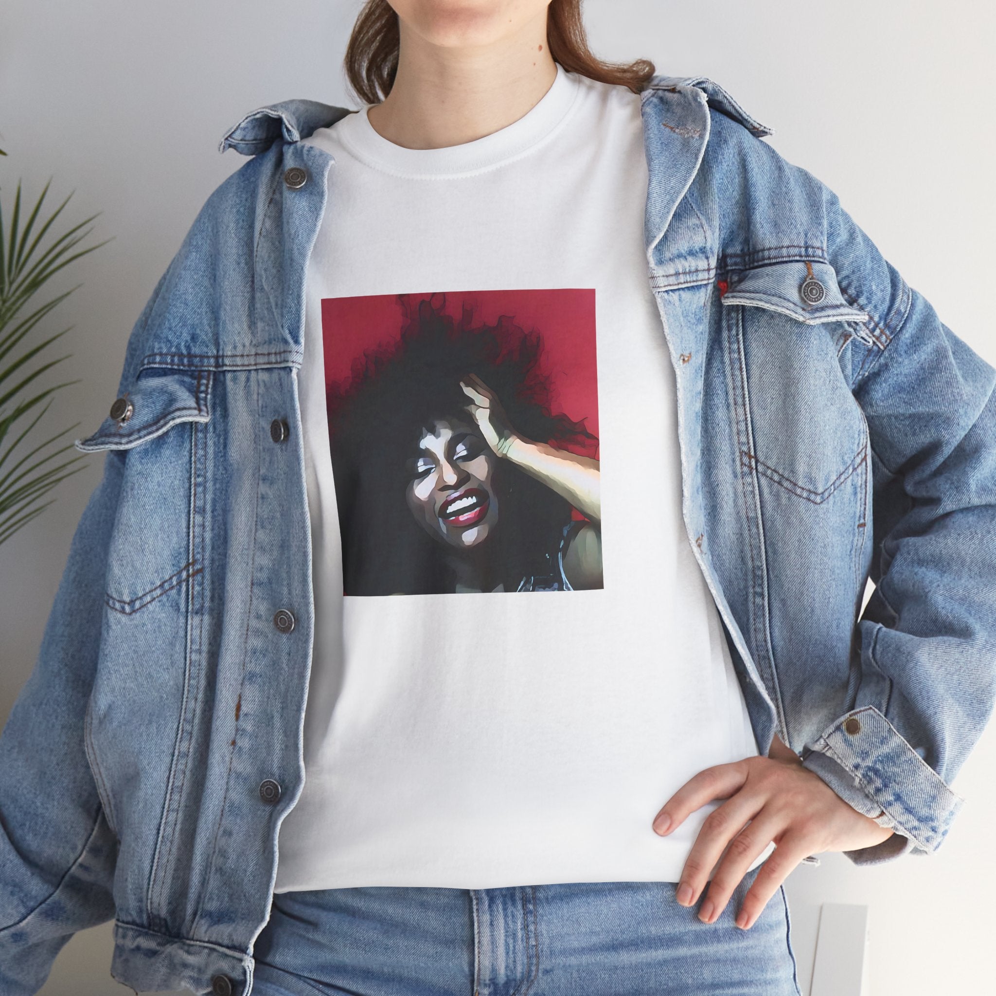 Cartoon Soul Diva T-Shirt - Limited Edition Retro Band Icon Tee, Part of 50-Music-Icon Series