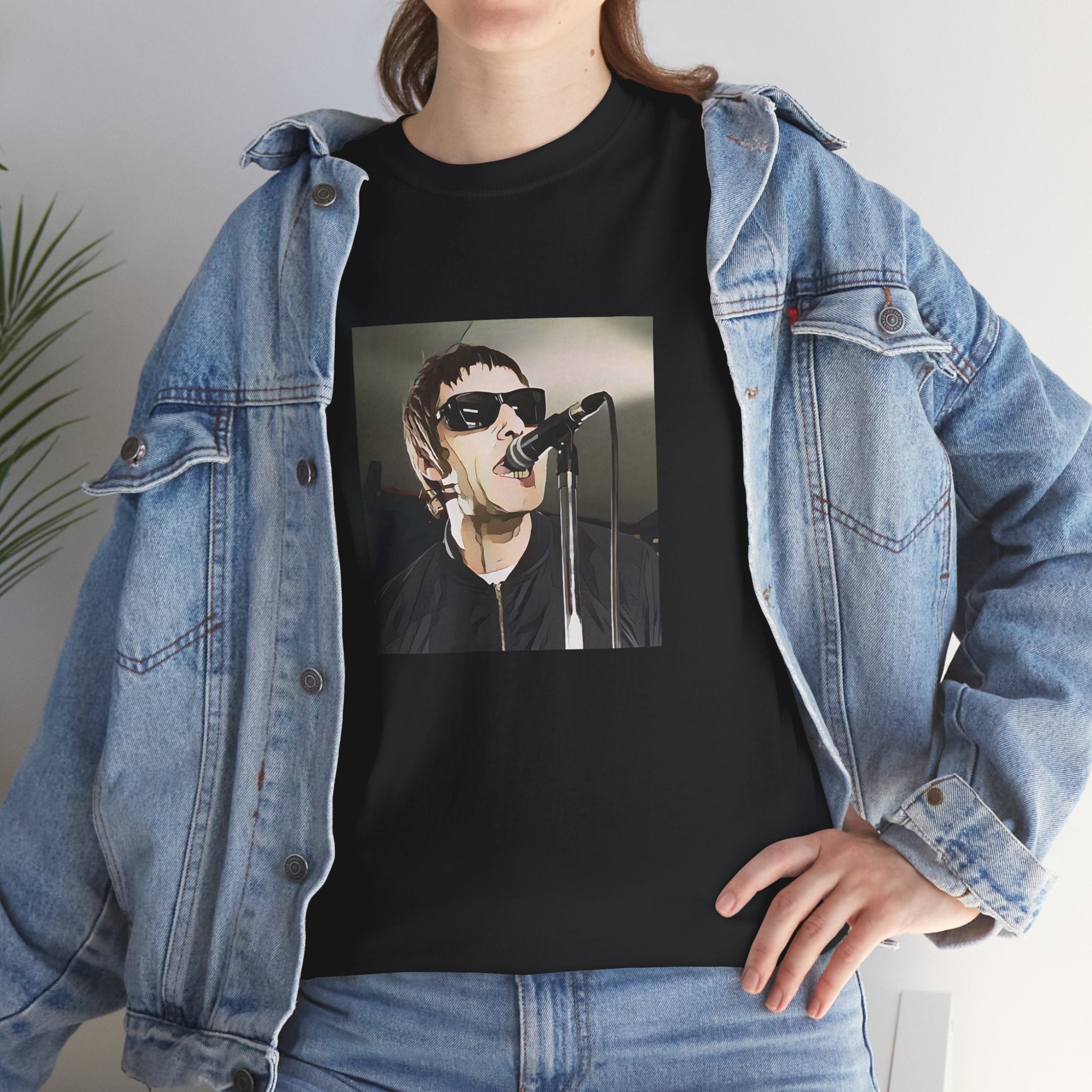 Cartoon Britpop Icon T-Shirt - Reunion Limited Edition Retro Band Icon Tee, Part of 50-Music-Icon Series