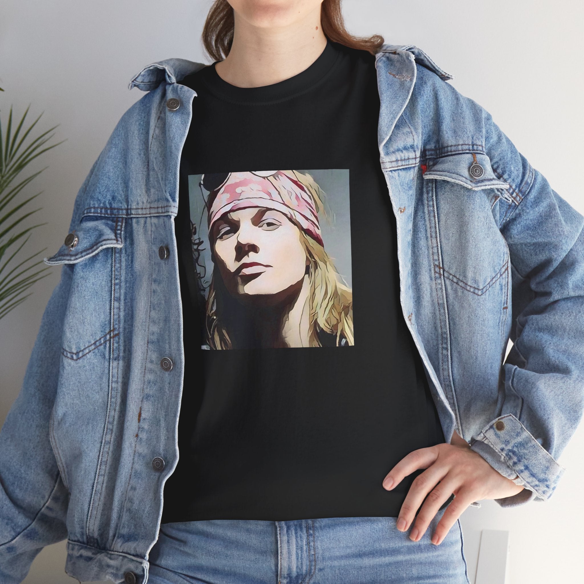 Cartoon Rock Icon T-Shirt - Limited Edition Retro Band Icon Tee, Part of 50-Music-Icon Series