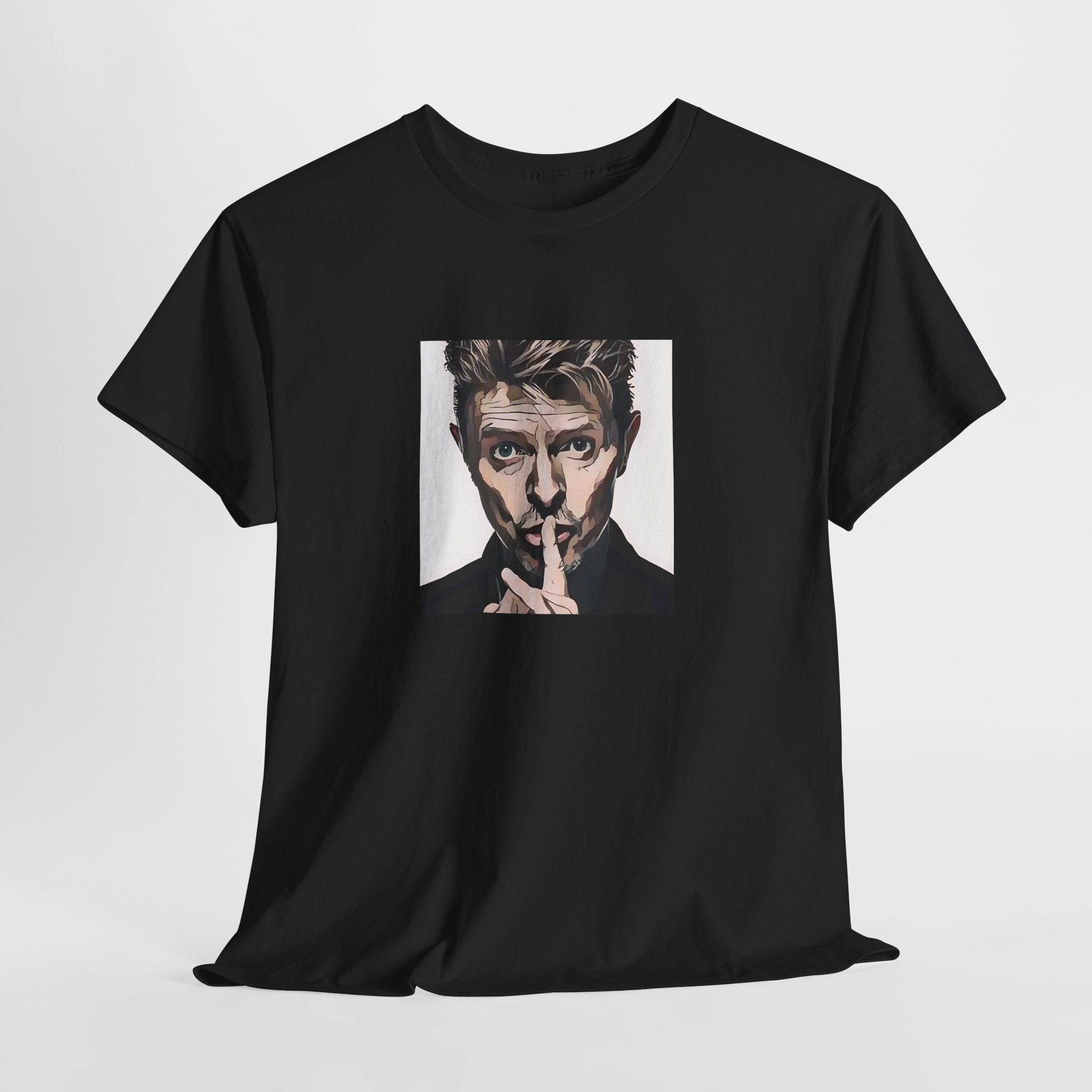 Cartoon Style Glam Rock Graphic Tee | Retro 70s Music Shirt | Statement Fan Apparel