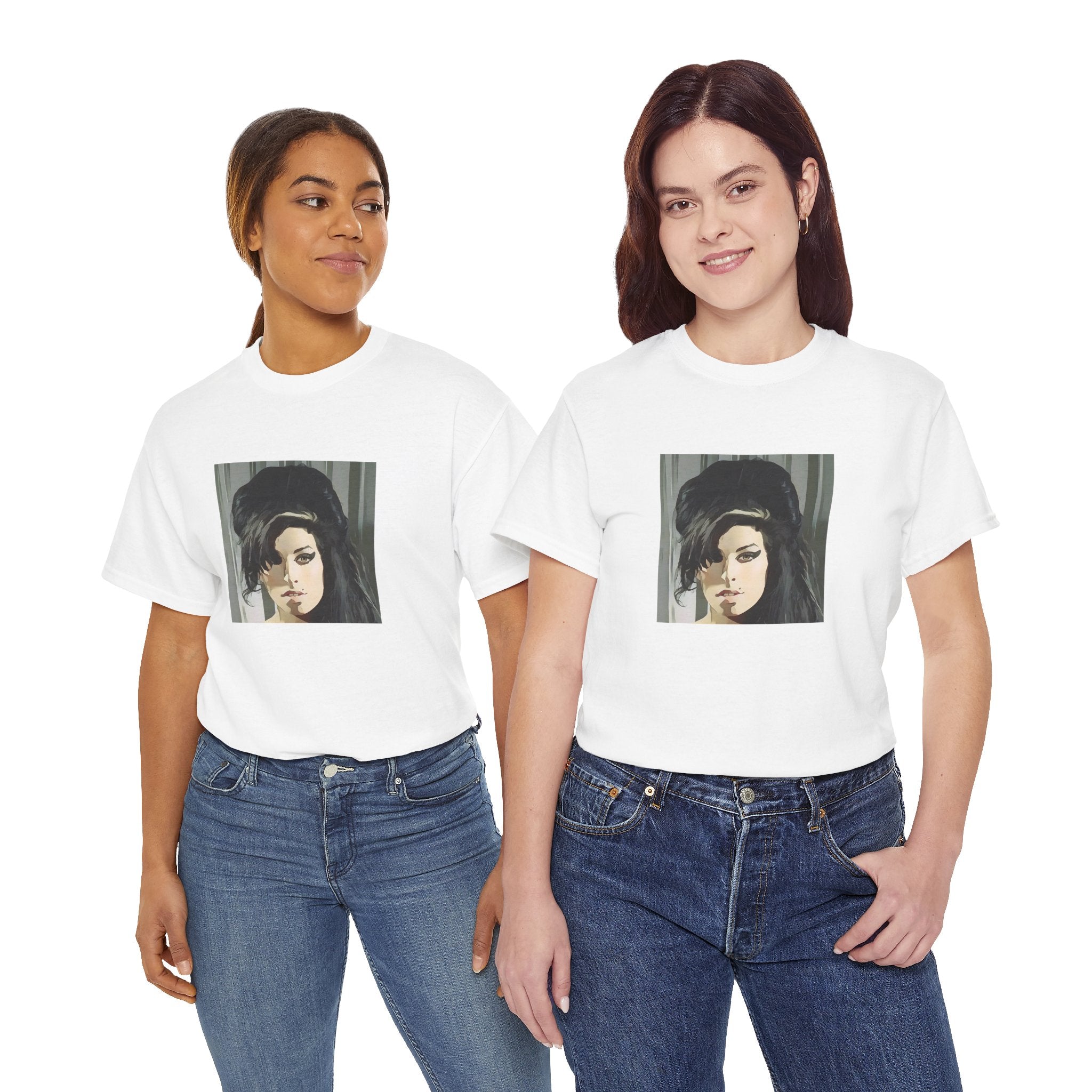 Cartoon Soul Singer T-Shirt - Limited Edition Retro Band Icon Tee, Part of 50-Music-Icon Series
