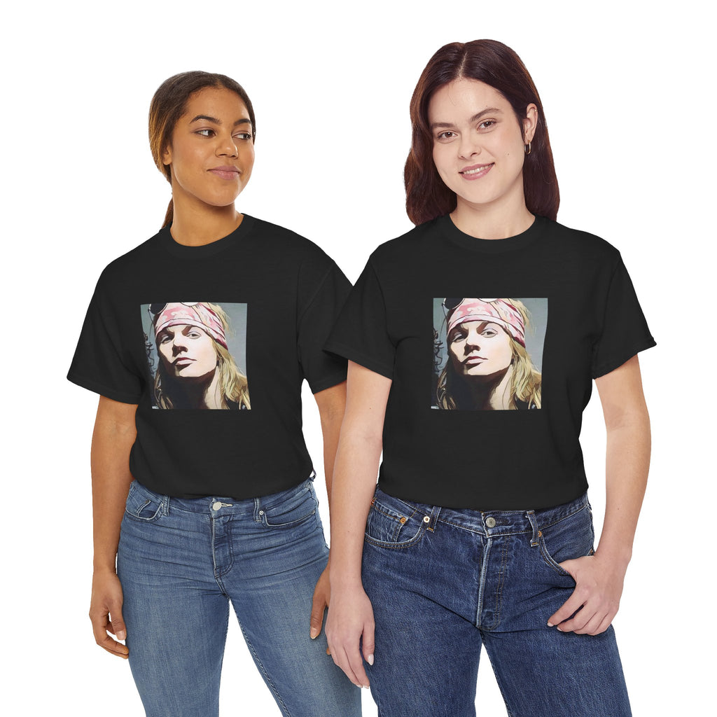Cartoon Rock Icon T-Shirt - Limited Edition Retro Band Icon Tee, Part of 50-Music-Icon Series