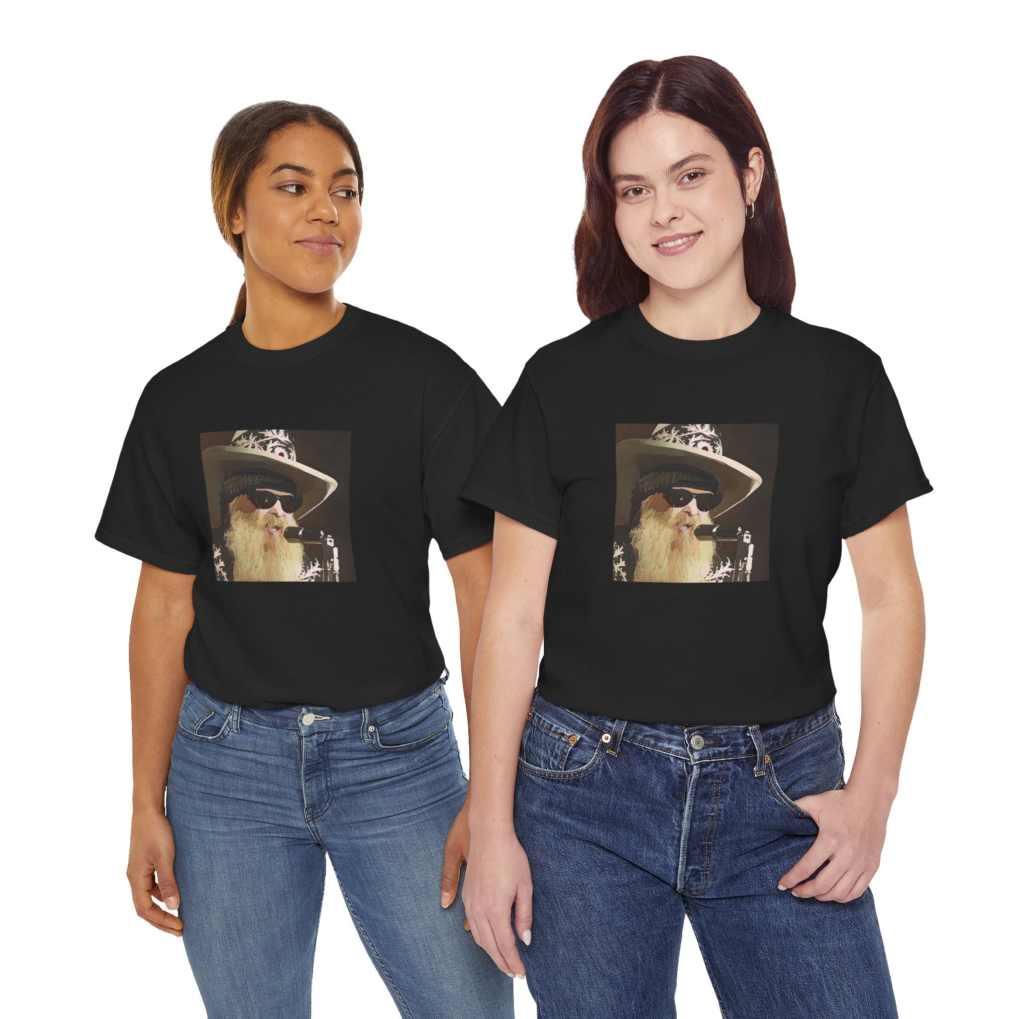 Cartoon Blues Rock Icon T-Shirt - Limited Edition Retro Band Icon Tee, Part of 50-Music-Icon Series