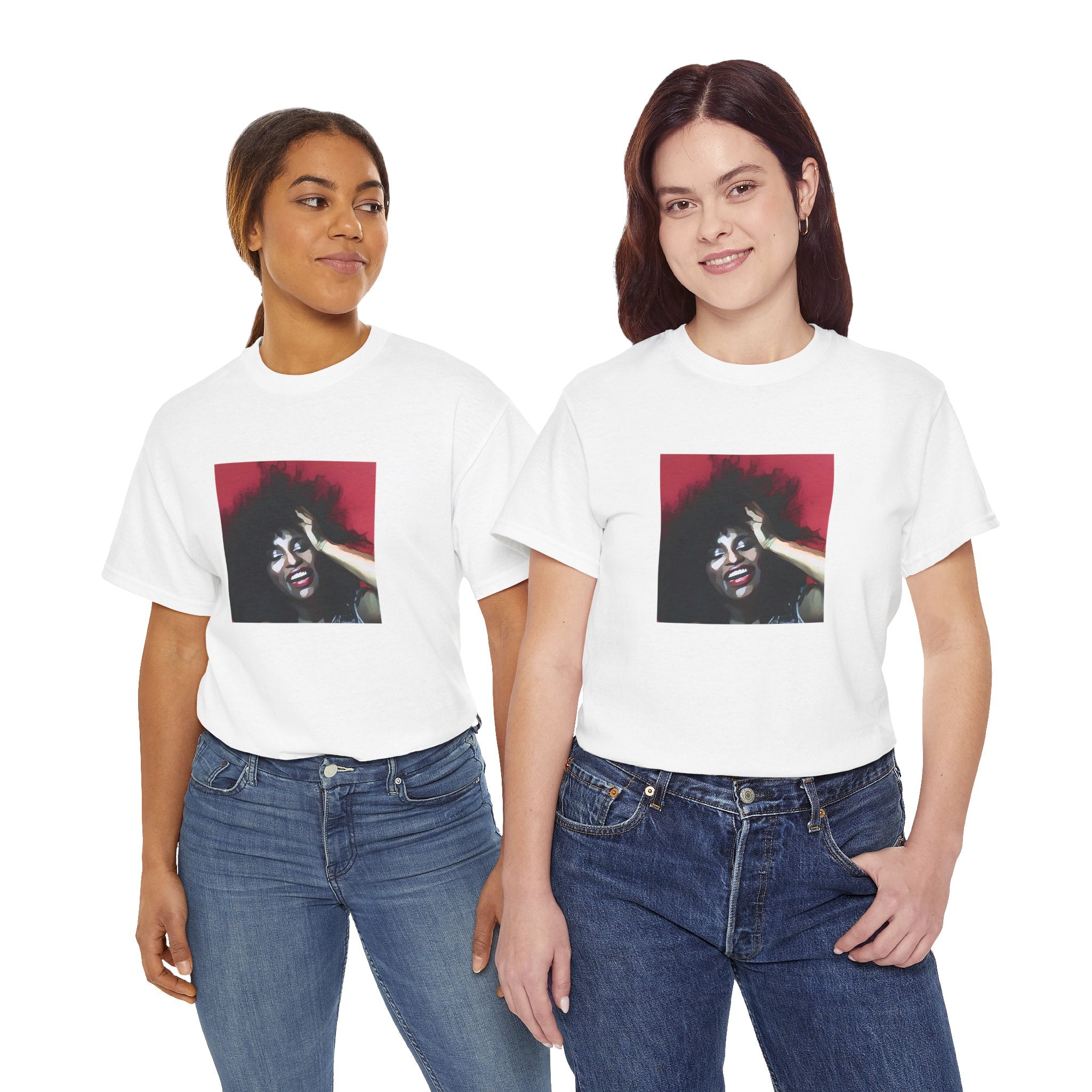 Cartoon Soul Diva T-Shirt - Limited Edition Retro Band Icon Tee, Part of 50-Music-Icon Series