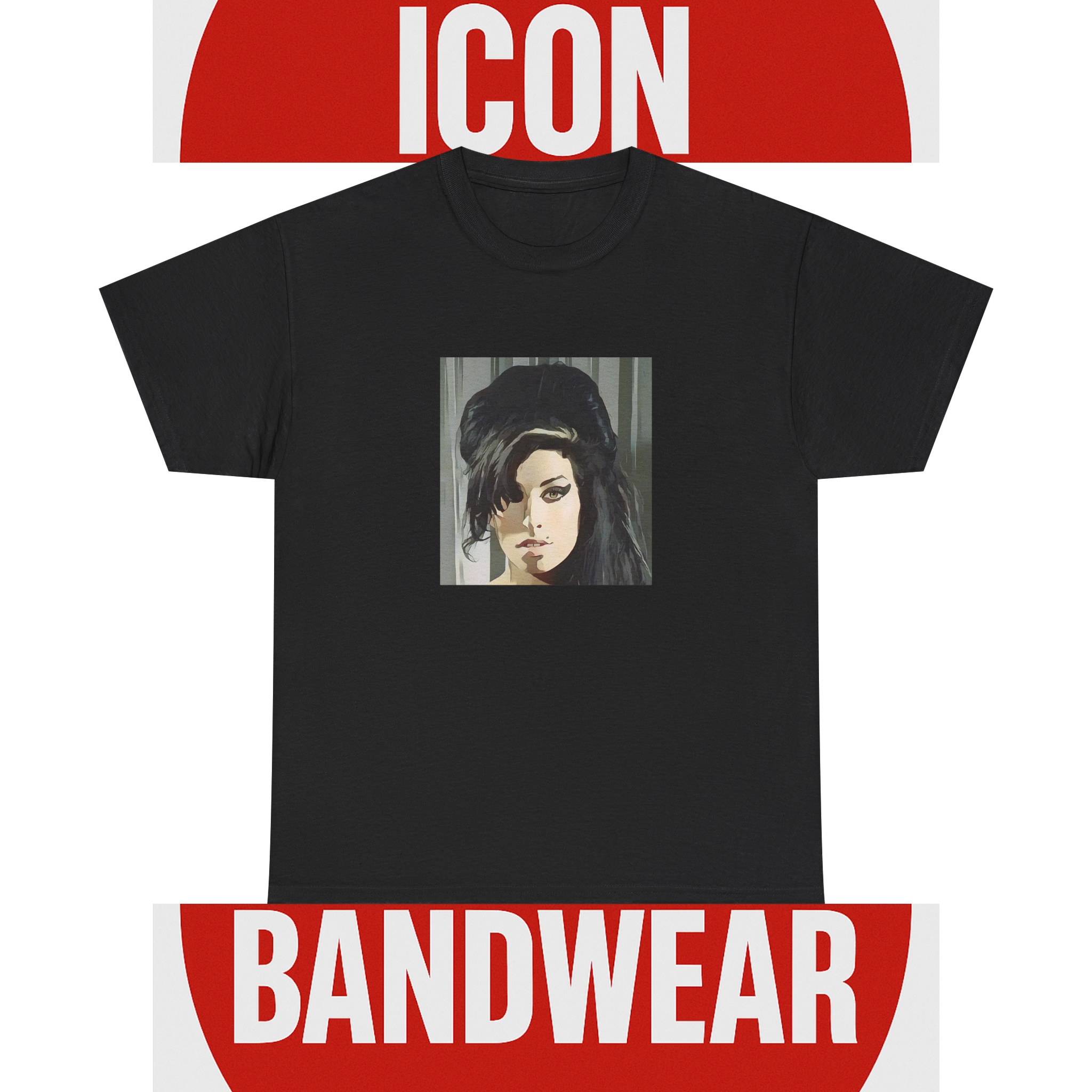 Cartoon Soul Singer T-Shirt - Limited Edition Retro Band Icon Tee, Part of 50-Music-Icon Series