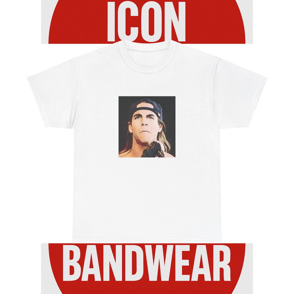 Cartoon Rock Frontman T-Shirt - Limited Edition Retro Band Icon Tee, Part of 50-Music-Icon Series