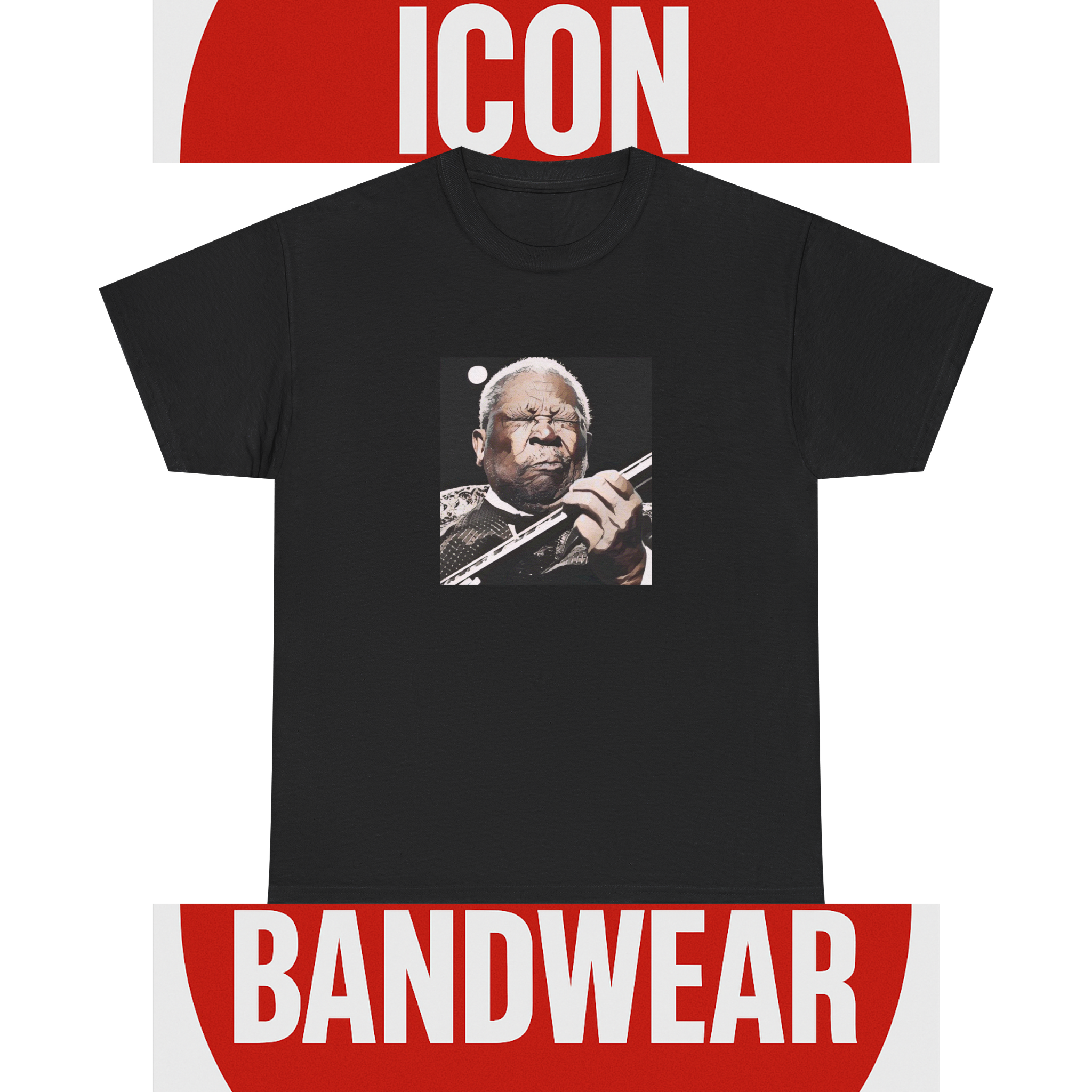 Cartoon Blues Legend T-Shirt - Limited Edition Retro Band Icon Tee, Part of 50-Music-Icon Series