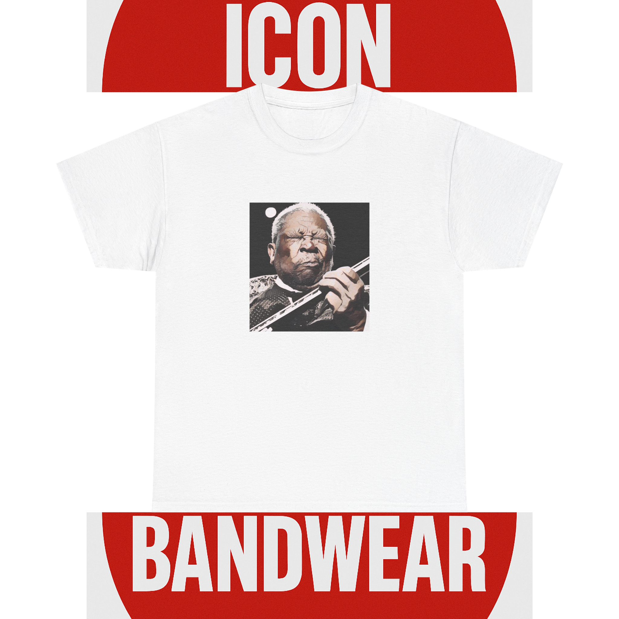 Cartoon Blues Legend T-Shirt - Limited Edition Retro Band Icon Tee, Part of 50-Music-Icon Series