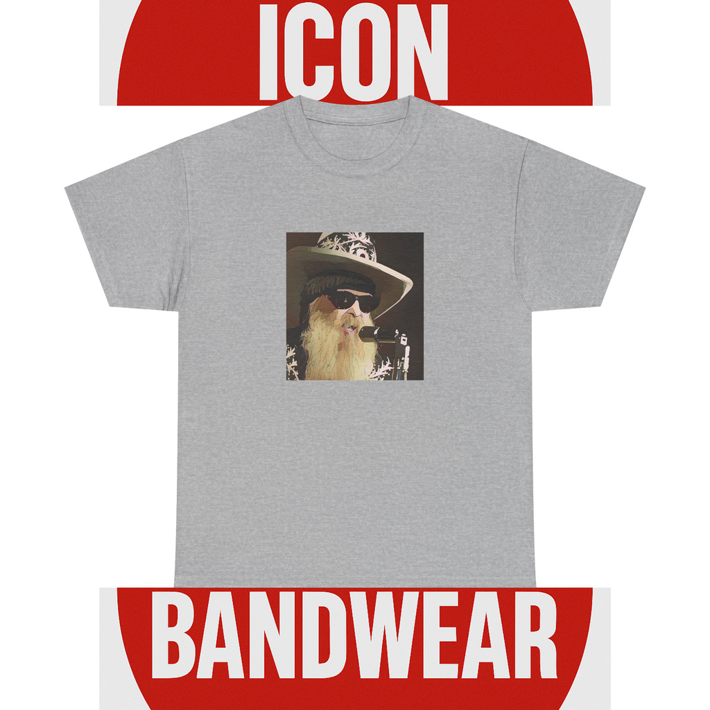 Cartoon Blues Rock Icon T-Shirt - Limited Edition Retro Band Icon Tee, Part of 50-Music-Icon Series
