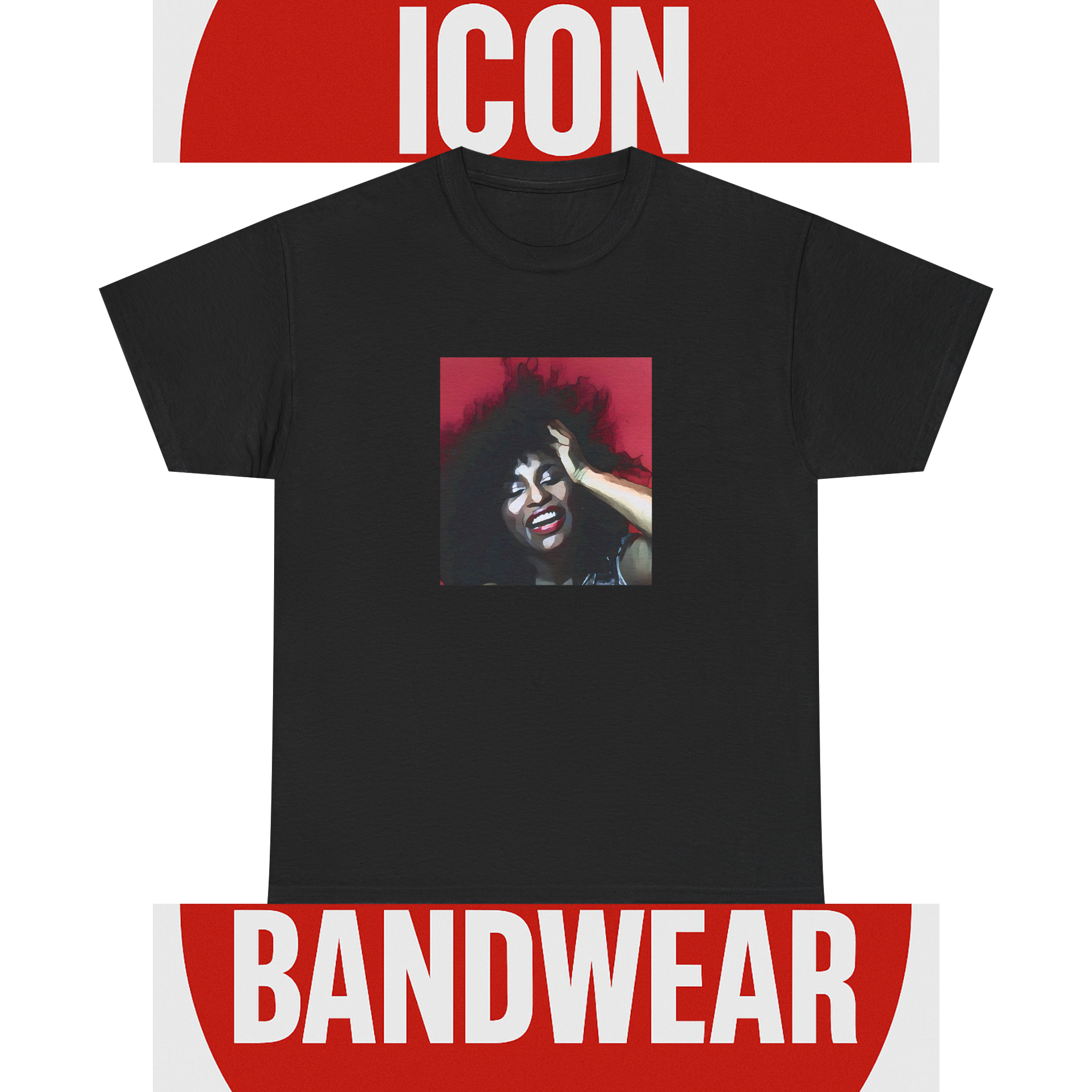 Cartoon Soul Diva T-Shirt - Limited Edition Retro Band Icon Tee, Part of 50-Music-Icon Series