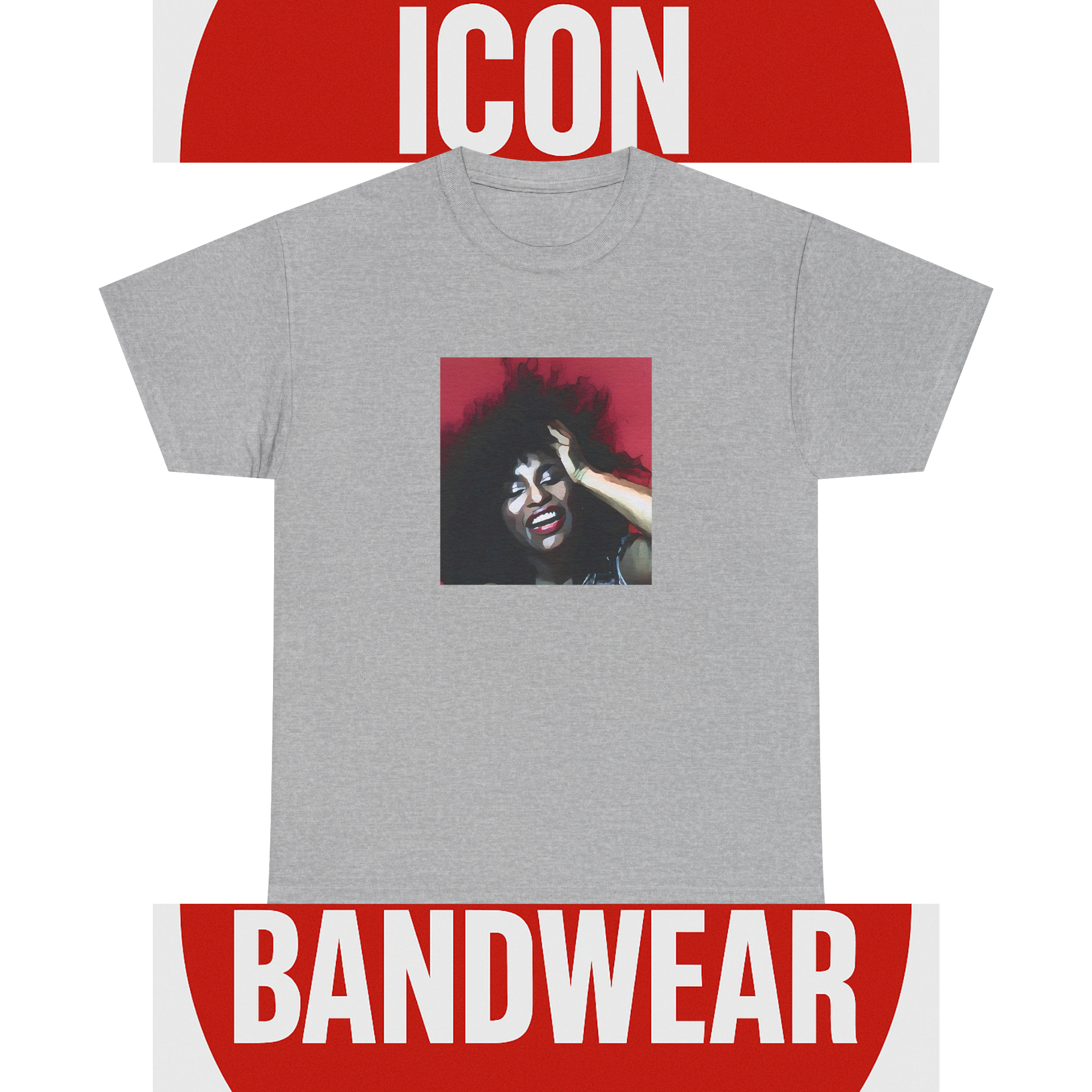 Cartoon Soul Diva T-Shirt - Limited Edition Retro Band Icon Tee, Part of 50-Music-Icon Series