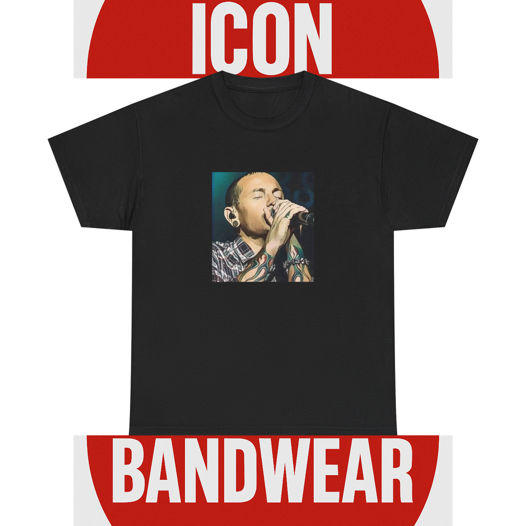 Cartoon Rock Frontman T-Shirt - Limited Edition Retro Band Icon Tee, Part of 50-Music-Icon Series