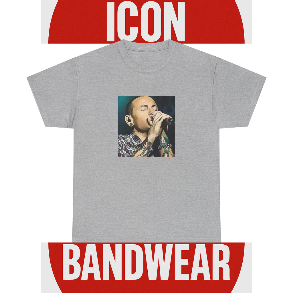 Cartoon Rock Frontman T-Shirt - Limited Edition Retro Band Icon Tee, Part of 50-Music-Icon Series