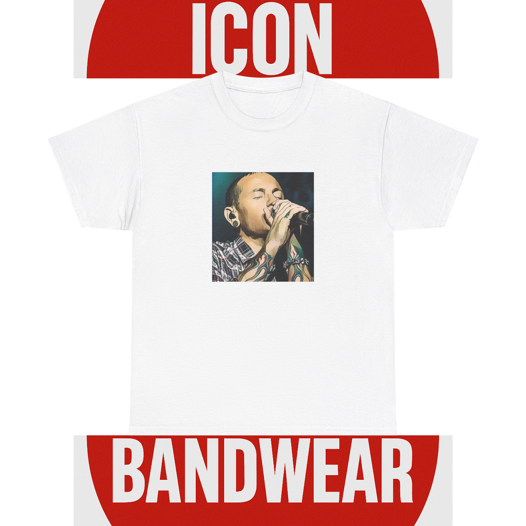 Cartoon Rock Frontman T-Shirt - Limited Edition Retro Band Icon Tee, Part of 50-Music-Icon Series