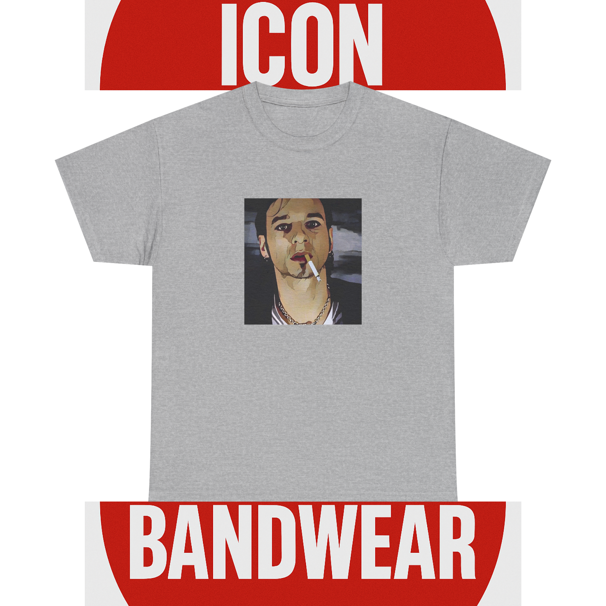 Cartoon Style Synth-Pop Graphic Tee | Retro 80s New Wave Shirt | Statement Fan Apparel