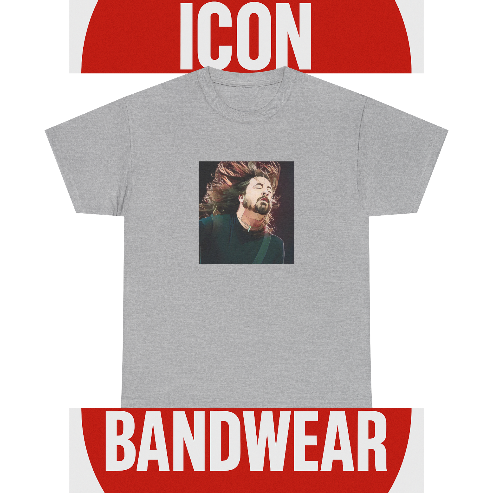 Cartoon Style Rock Graphic Tee | Retro 90s Grunge Shirt | Statement Fan Apparel