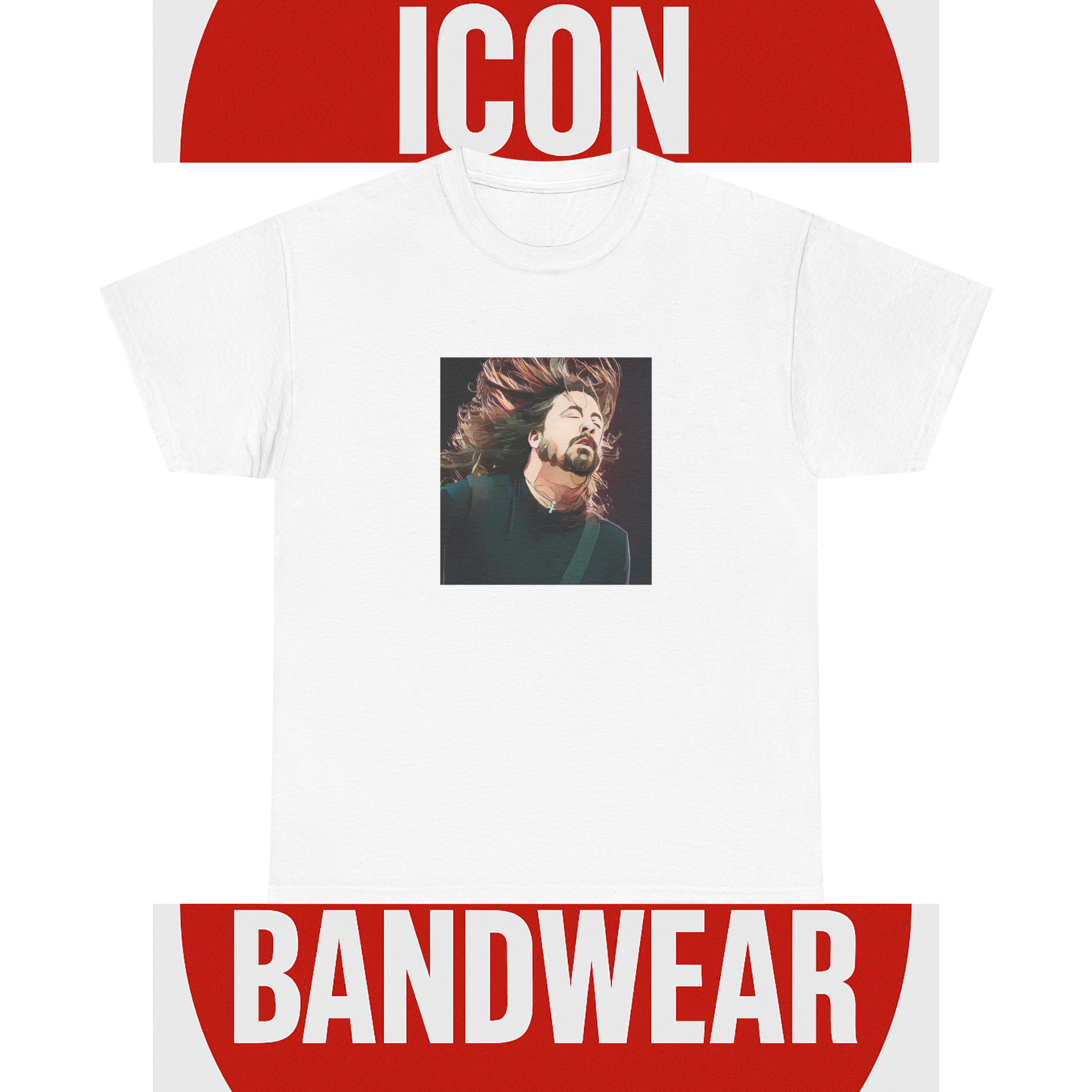 Cartoon Style Rock Graphic Tee | Retro 90s Grunge Shirt | Statement Fan Apparel