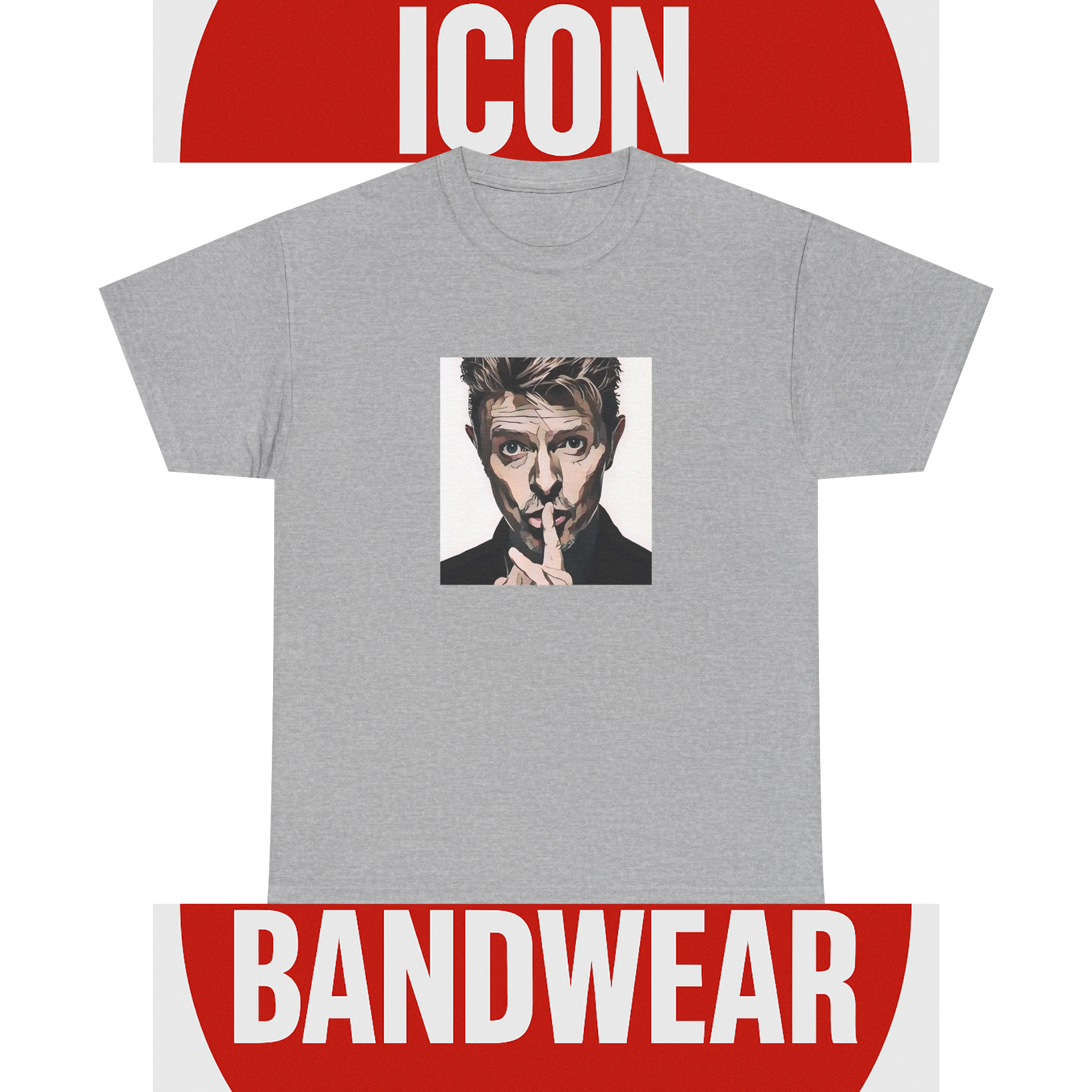 Cartoon Style Glam Rock Graphic Tee | Retro 70s Music Shirt | Statement Fan Apparel