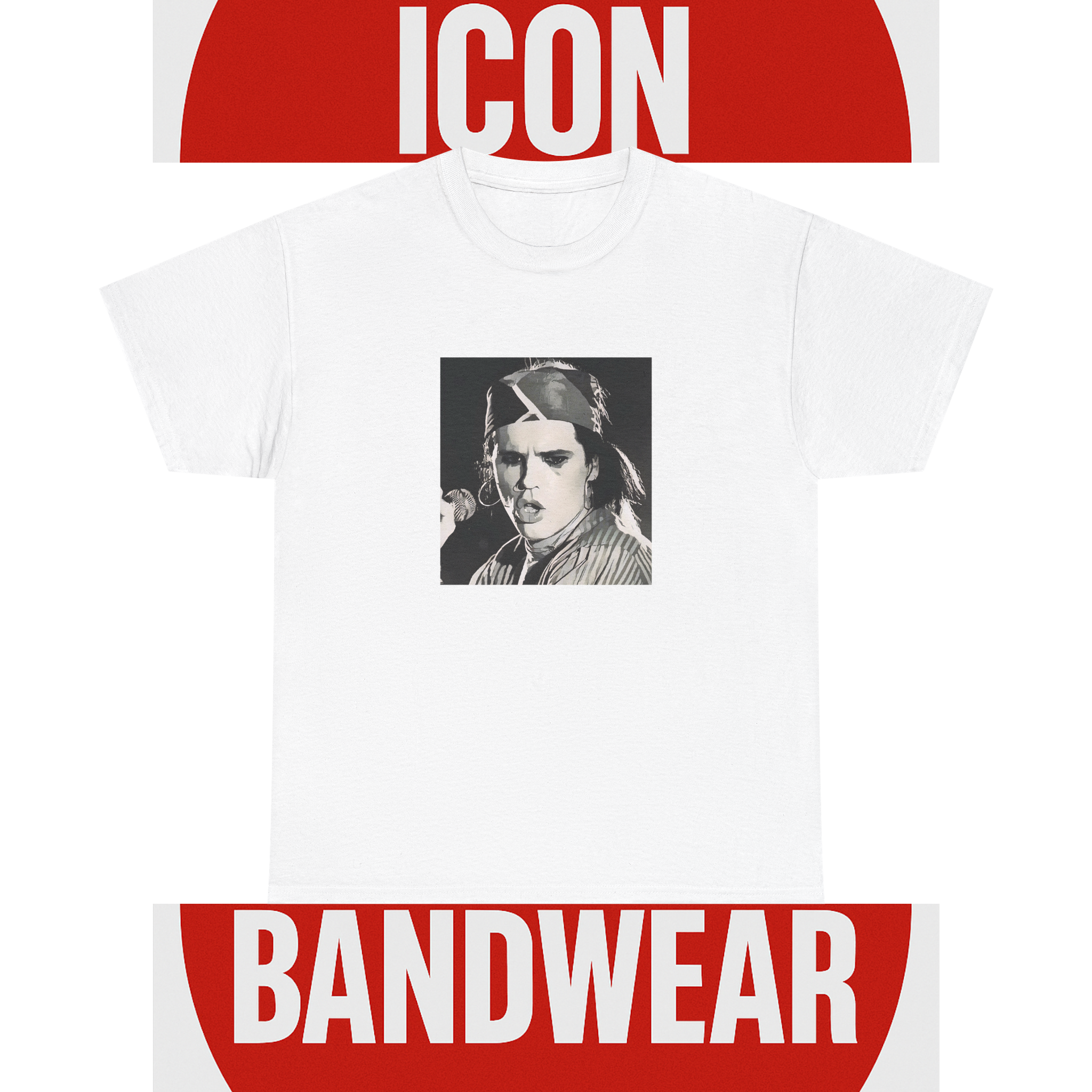 Cartoon Rock Vocalist T-Shirt | Limited Edition Band Tee