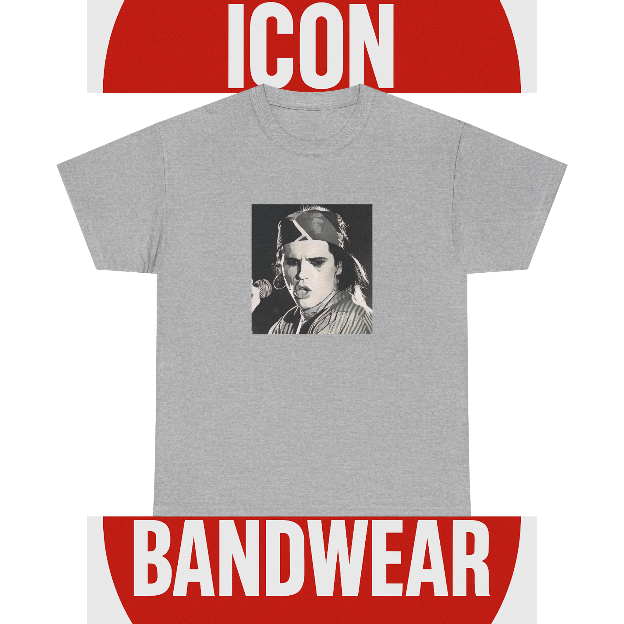 Cartoon Rock Vocalist T-Shirt | Limited Edition Band Tee