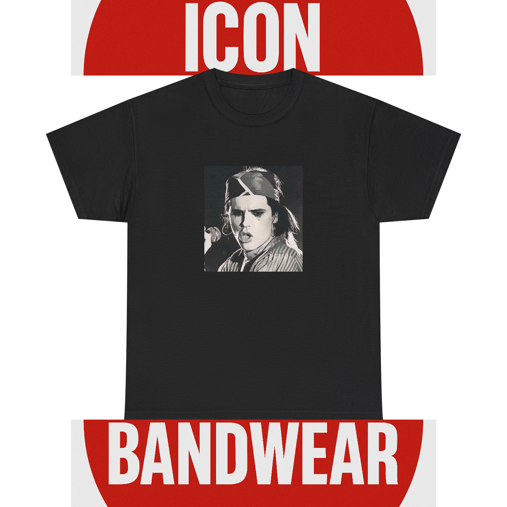 Cartoon Rock Vocalist T-Shirt | Limited Edition Band Tee