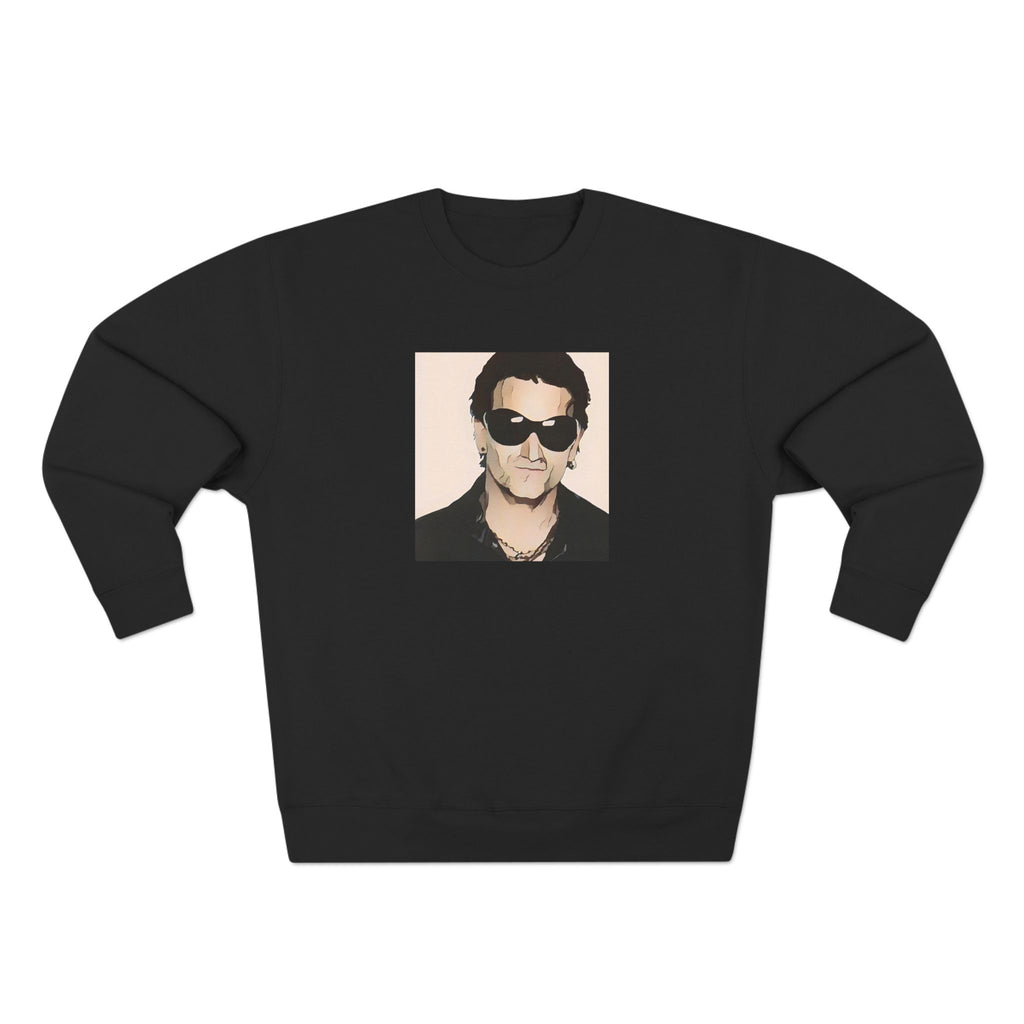 Cartoon Irish Rock Legend Sweatshirt - Limited Edition Retro Band Icon Sweatshirt, Part of 50-Music-Icon Series