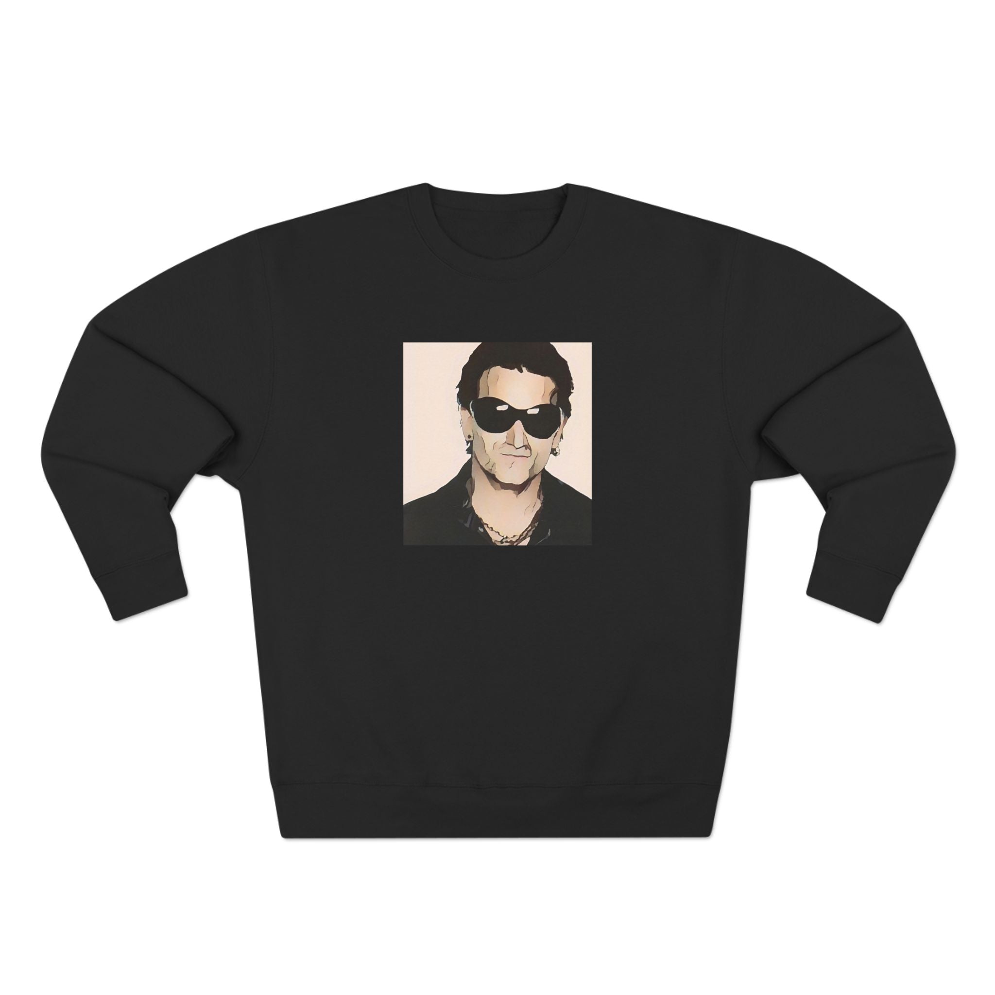 Cartoon Irish Rock Legend Sweatshirt - Limited Edition Retro Band Icon Sweatshirt, Part of 50-Music-Icon Series