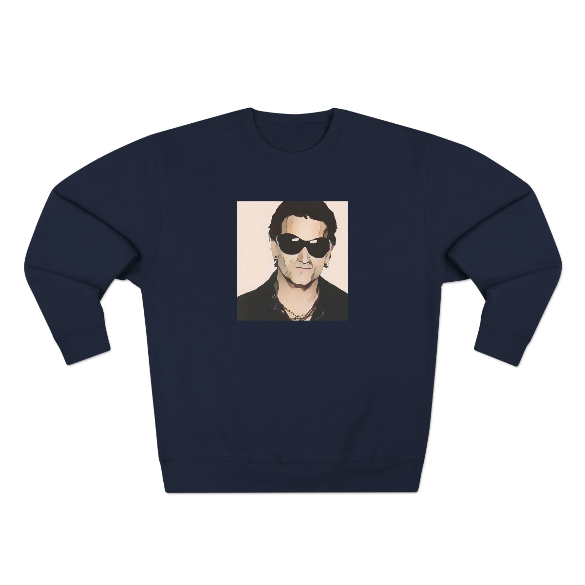Cartoon Irish Rock Legend Sweatshirt - Limited Edition Retro Band Icon Sweatshirt, Part of 50-Music-Icon Series
