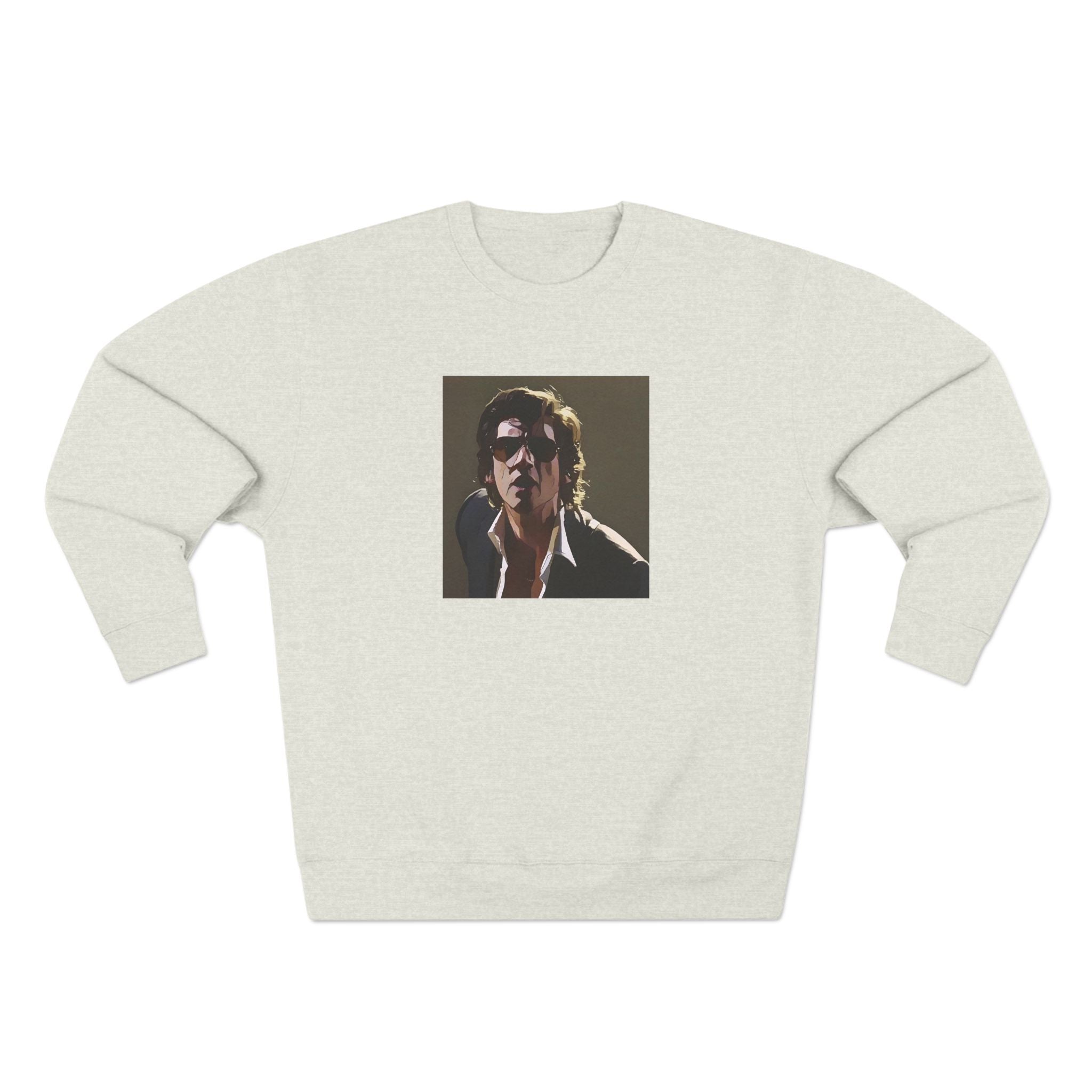 Cartoon Indie Frontman Sweatshirt - Limited Edition Retro Band Icon Sweatshirt, Part of 50-Music-Icon Series