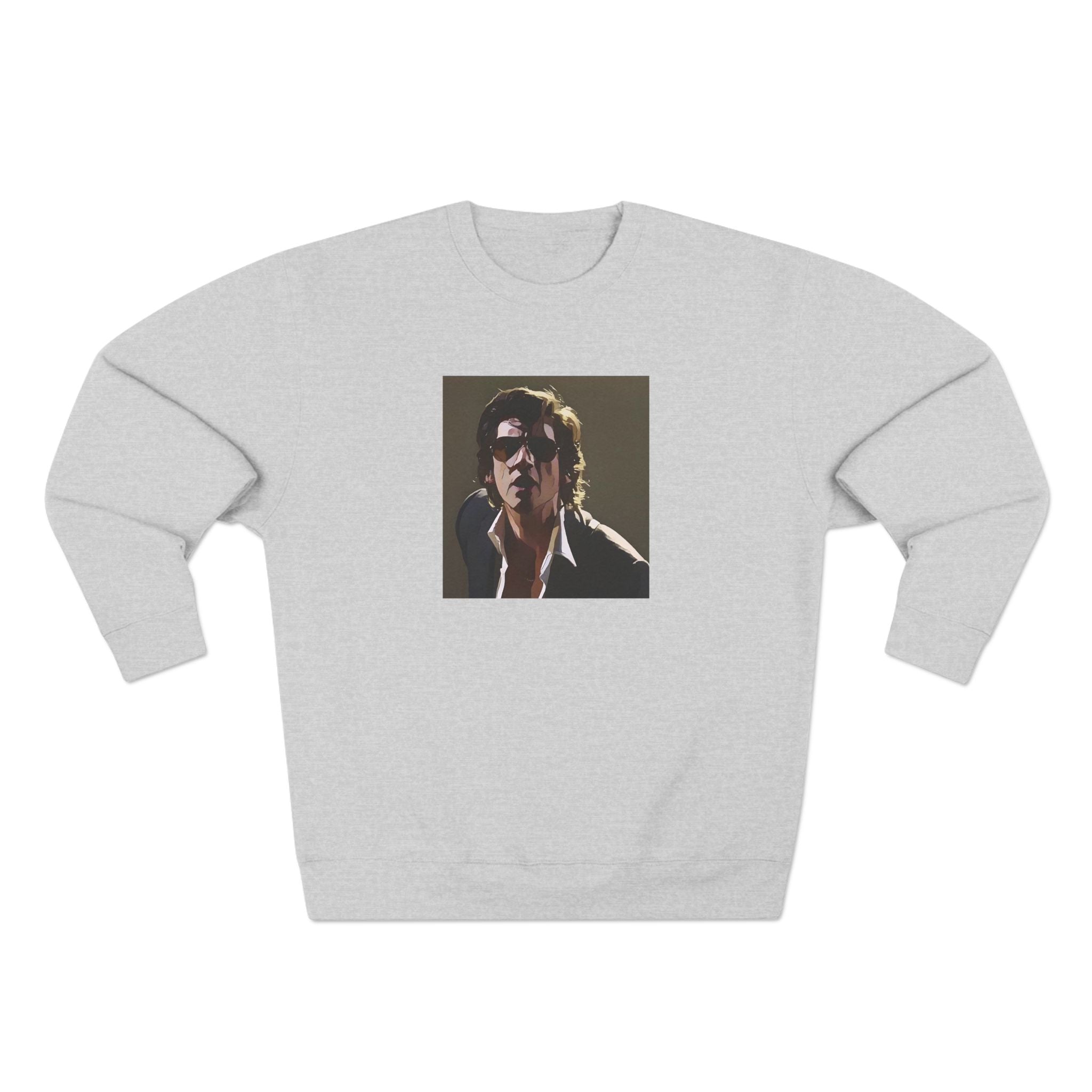 Cartoon Indie Frontman Sweatshirt - Limited Edition Retro Band Icon Sweatshirt, Part of 50-Music-Icon Series