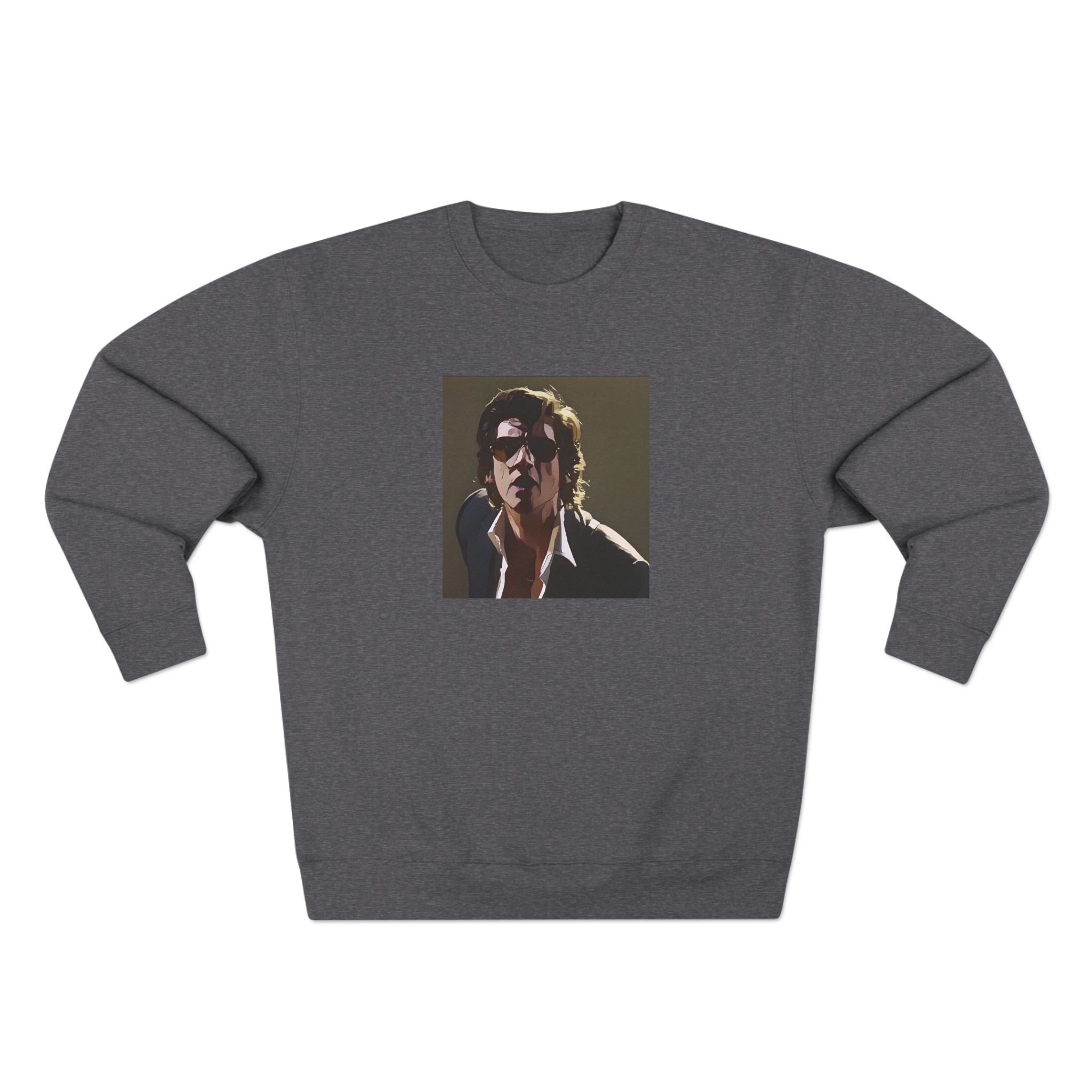 Cartoon Indie Frontman Sweatshirt - Limited Edition Retro Band Icon Sweatshirt, Part of 50-Music-Icon Series