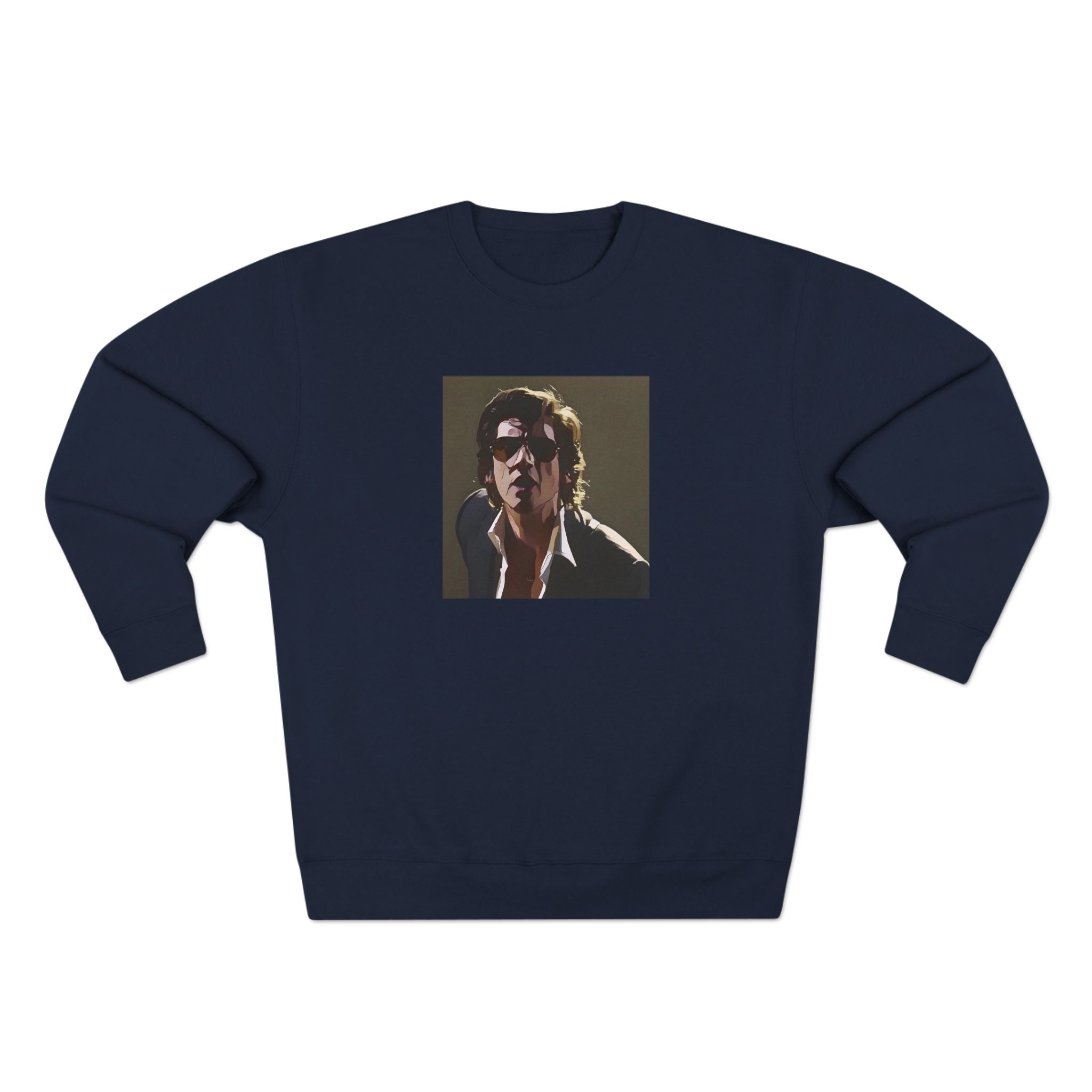 Cartoon Indie Frontman Sweatshirt - Limited Edition Retro Band Icon Sweatshirt, Part of 50-Music-Icon Series