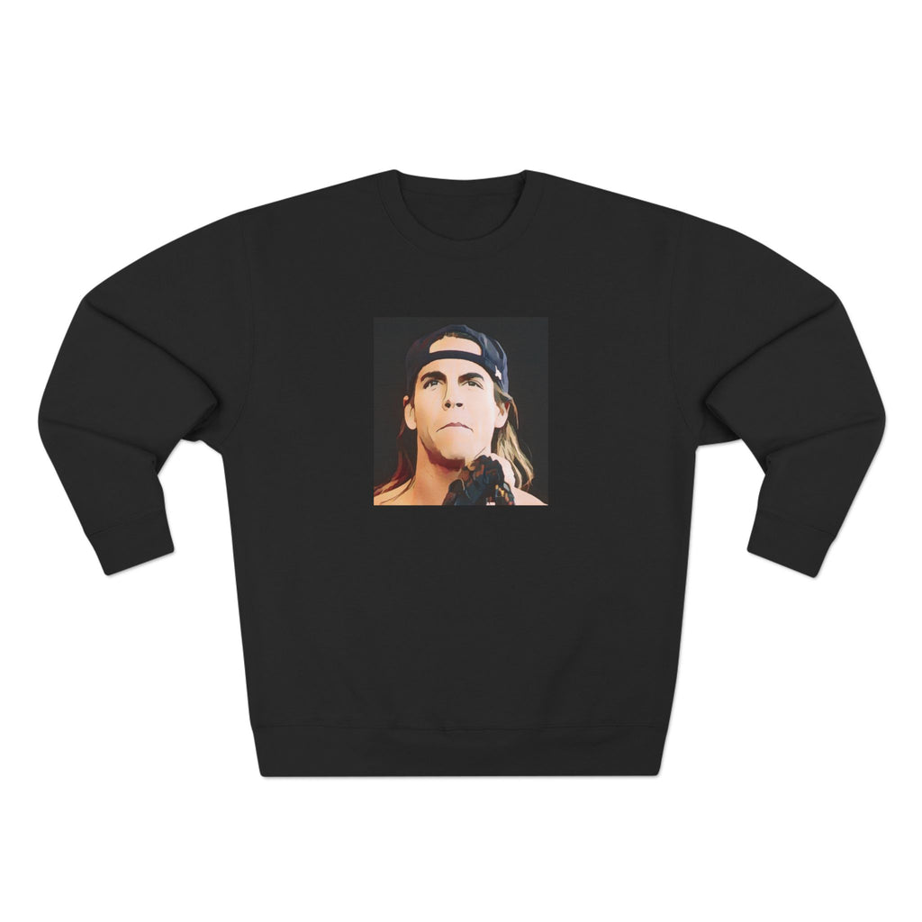 Cartoon Rock Frontman Sweatshirt - Limited Edition Retro Band Icon Sweatshirt, Part of 50-Music-Icon Series