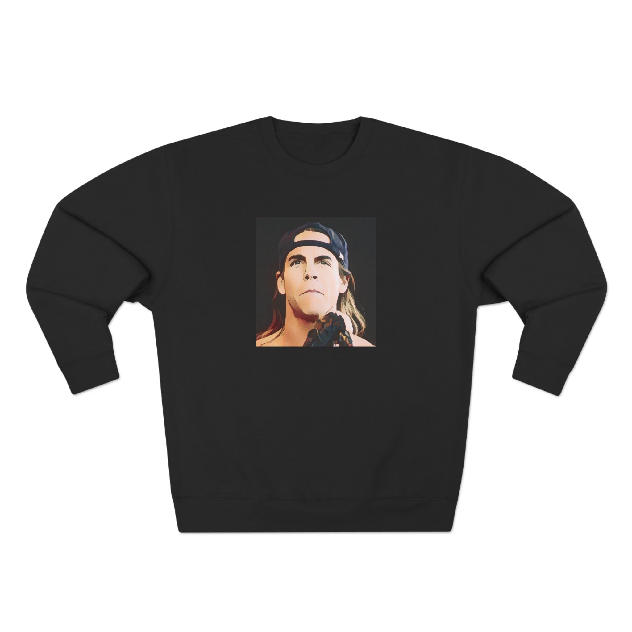 Cartoon Rock Frontman Sweatshirt - Limited Edition Retro Band Icon Sweatshirt, Part of 50-Music-Icon Series
