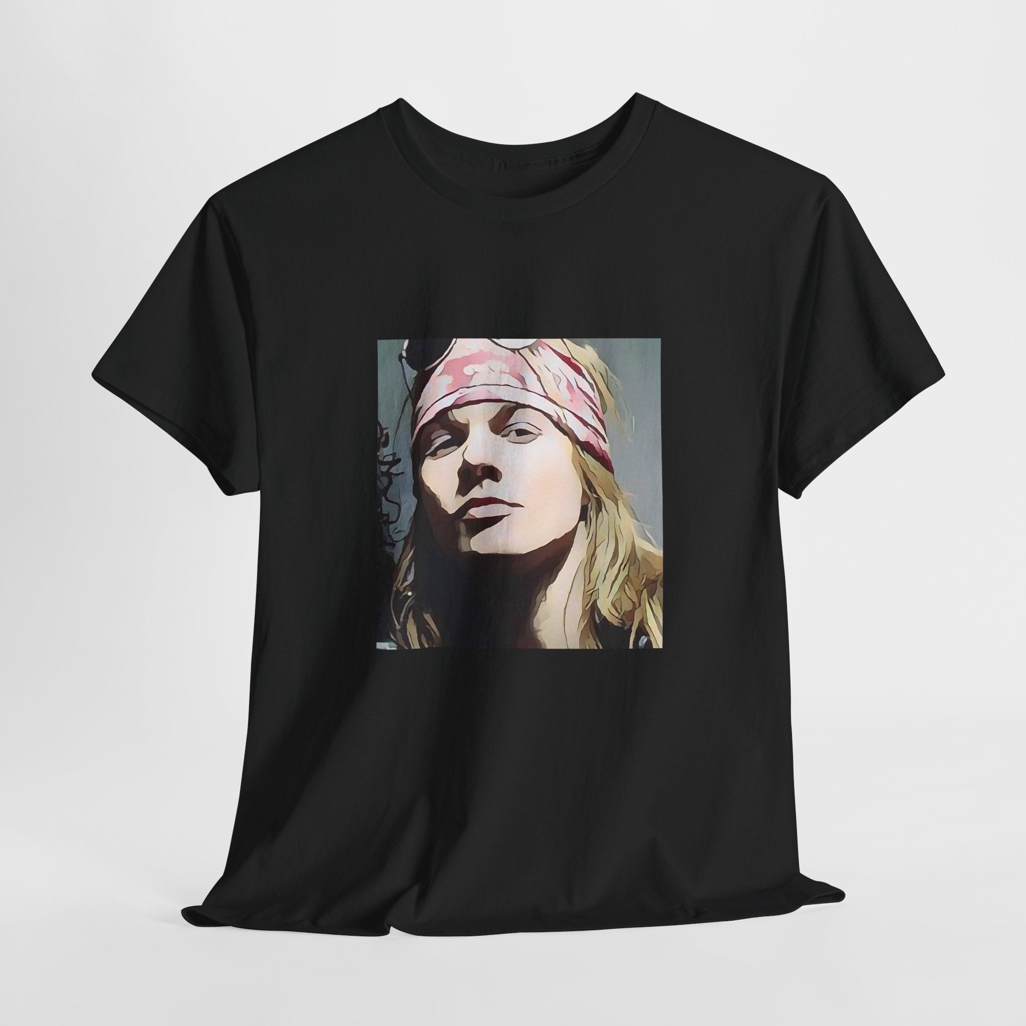 Cartoon Rock Icon T-Shirt - Limited Edition Retro Band Icon Tee, Part of 50-Music-Icon Series