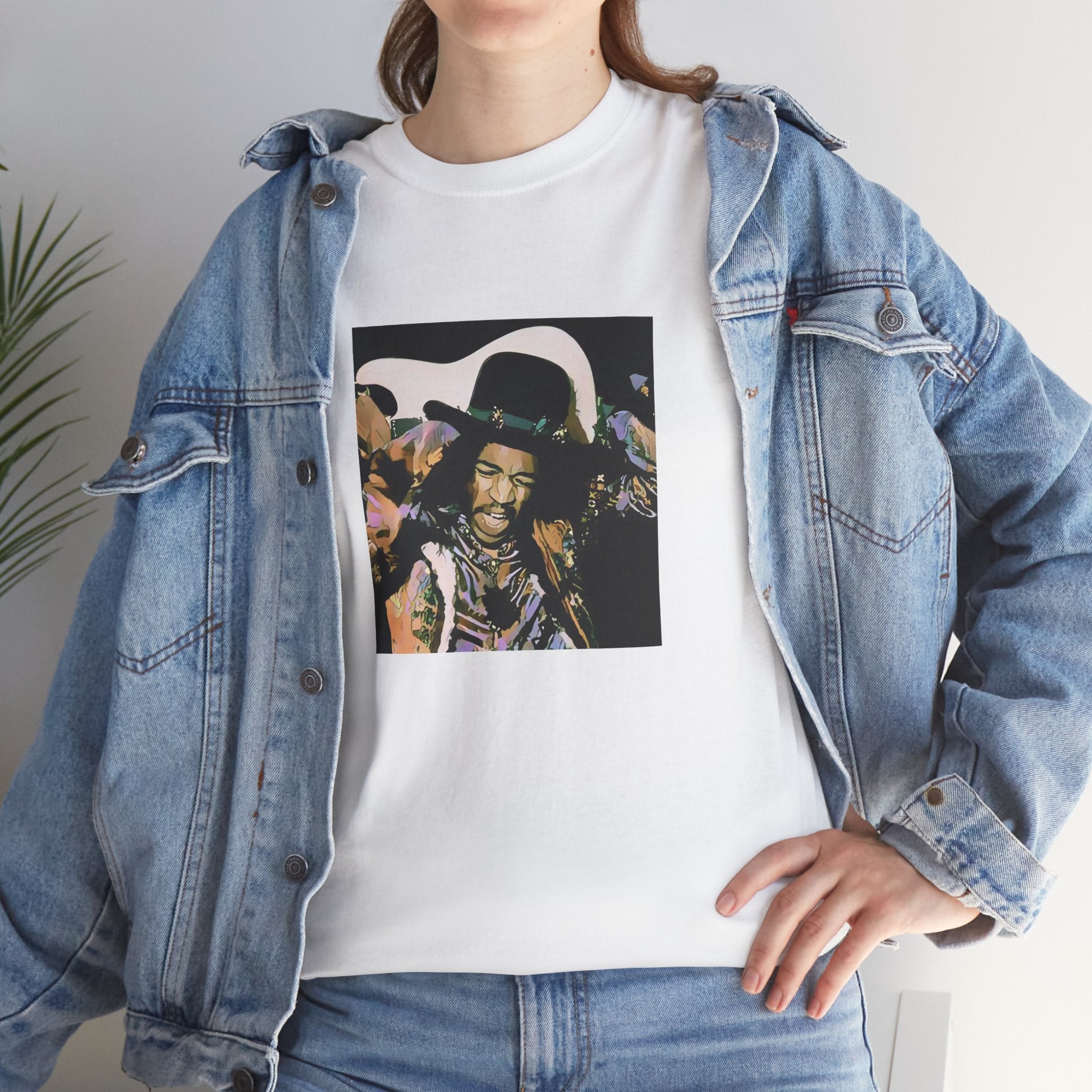 Cartoon Psychedelic Rock Tee - Limited Edition Retro Band Icon Tee, Part of 50-Music-Icon Series