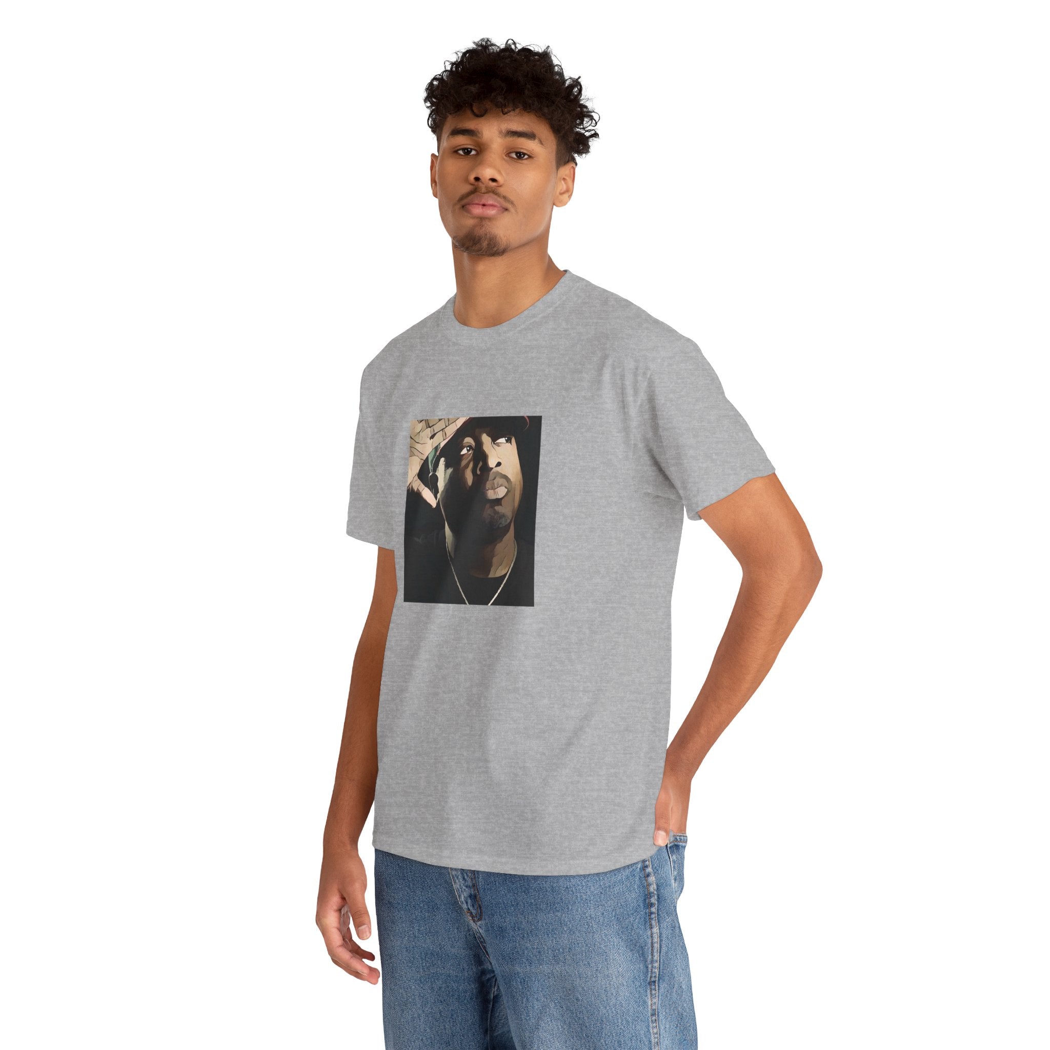 Cartoon Style Hip Hop Graphic Tee | Retro 90s Rap Shirt | Statement Fan Apparel