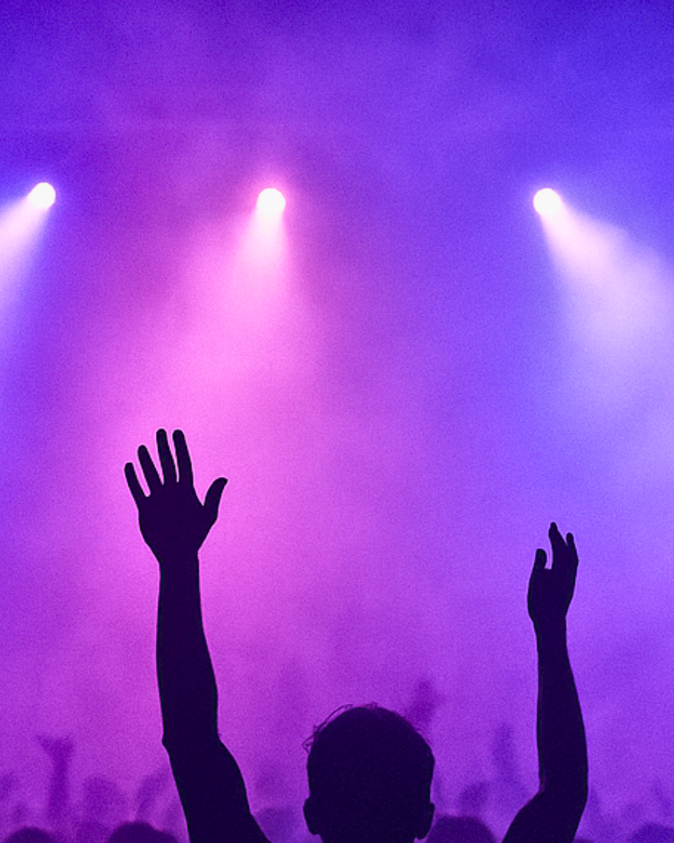 Background concert setting - IconBandwear's 50 Music Icons Collection - Premium Apparel featuring Graphic Portraits of Music Icons