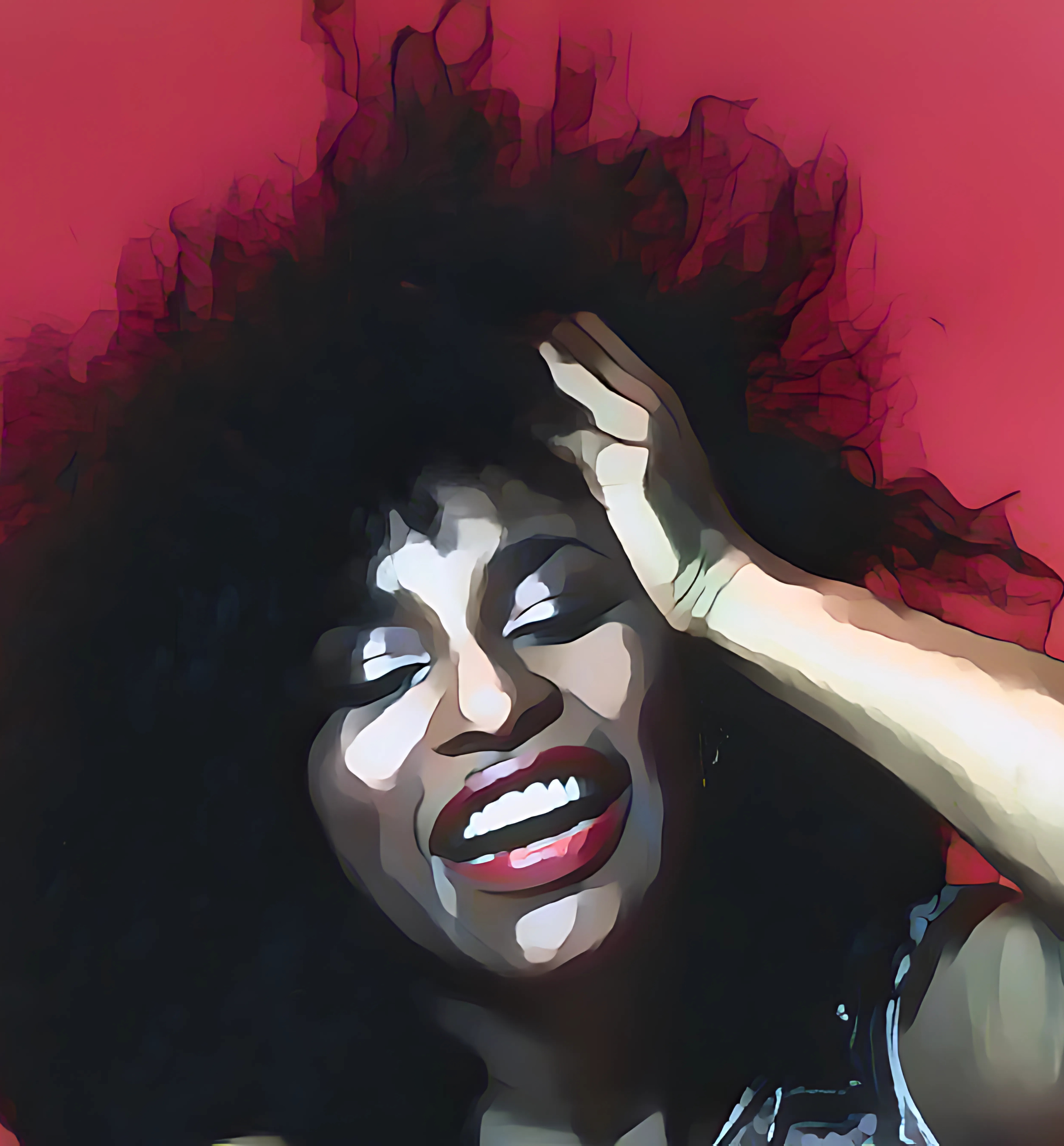 Cartoon Soul Diva T-Shirt - Limited Edition Retro Band Icon Tee, Part of 50-Music-Icon Series
