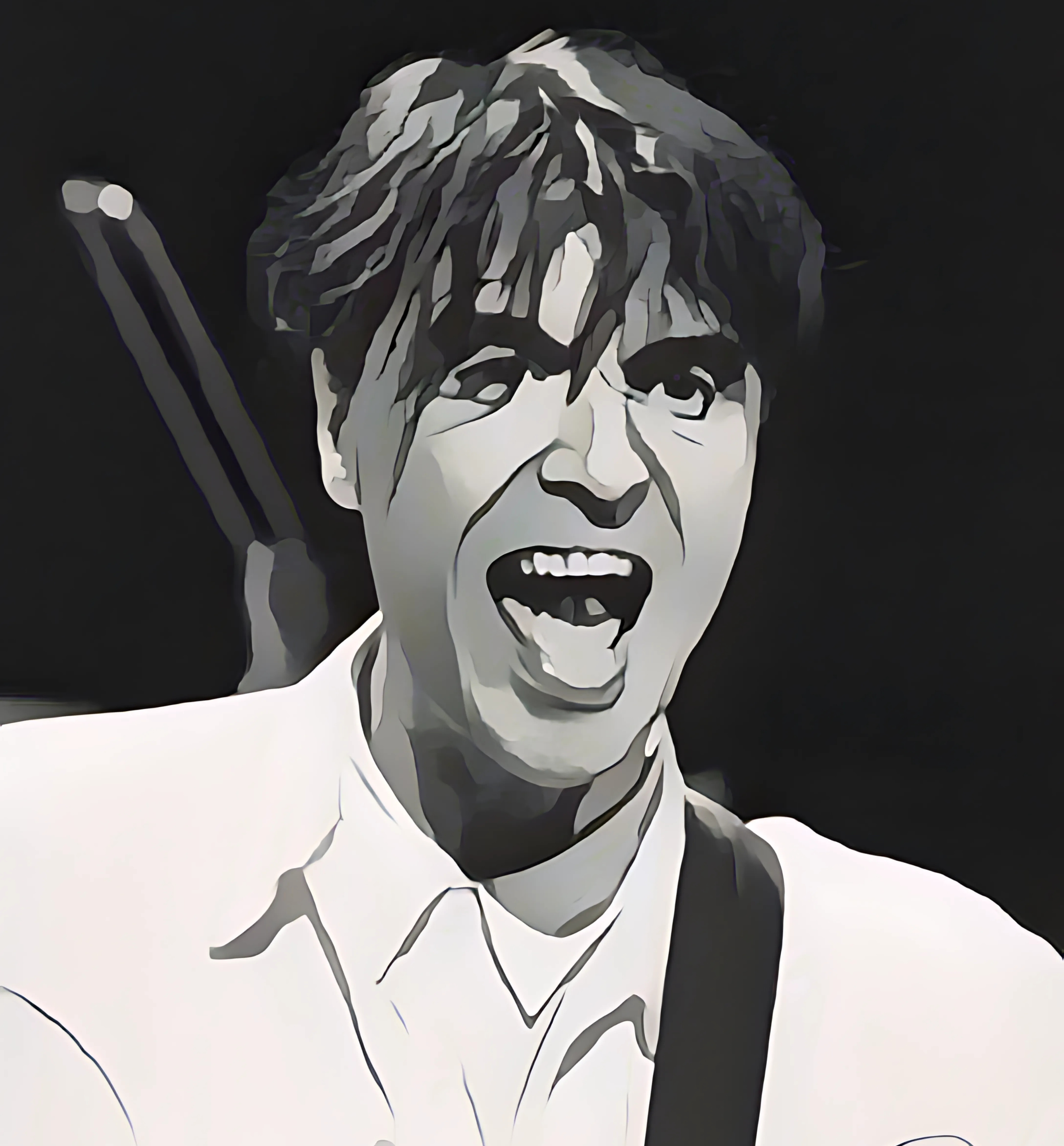 Cartoon New-Wave Icon T-Shirt - Limited Edition Retro Band Icon Tee, Part of 50-Music-Icon Series