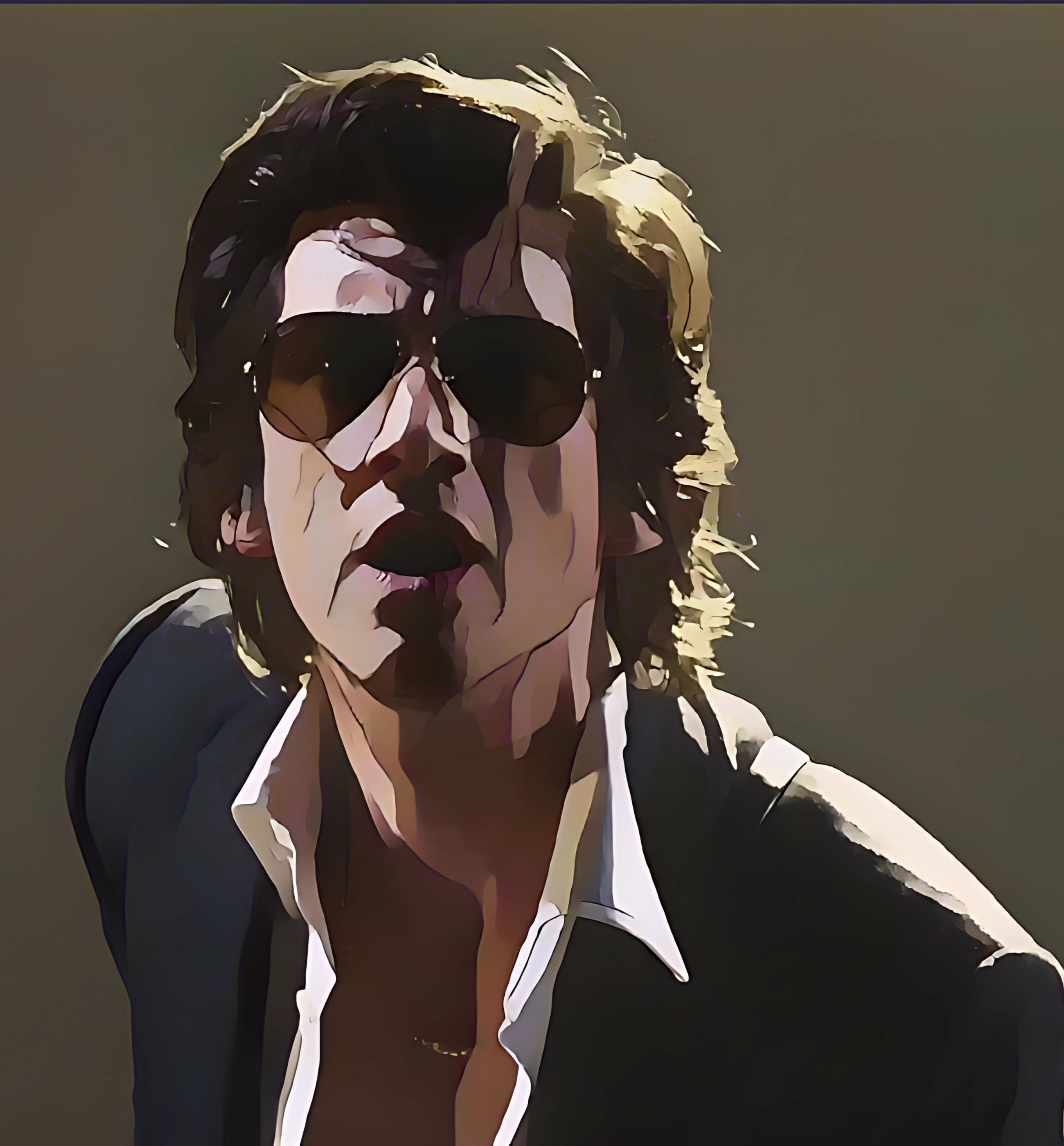 Cartoon Indie Frontman Sweatshirt - Limited Edition Retro Band Icon Sweatshirt, Part of 50-Music-Icon Series