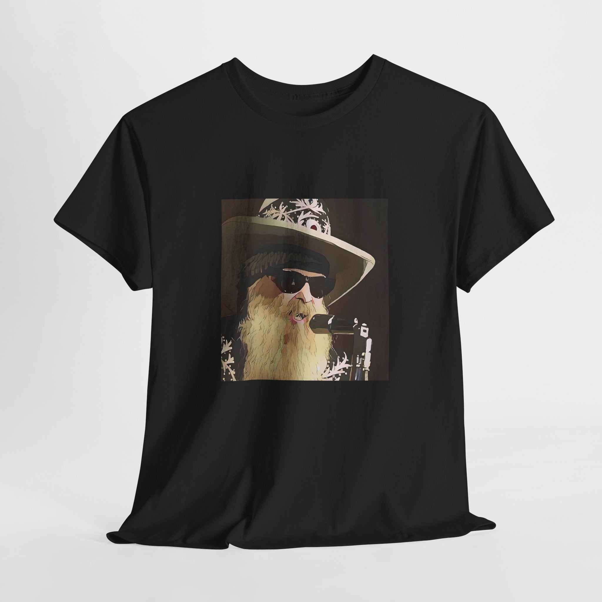Cartoon Blues Rock Icon T-Shirt - Limited Edition Retro Band Icon Tee, Part of 50-Music-Icon Series