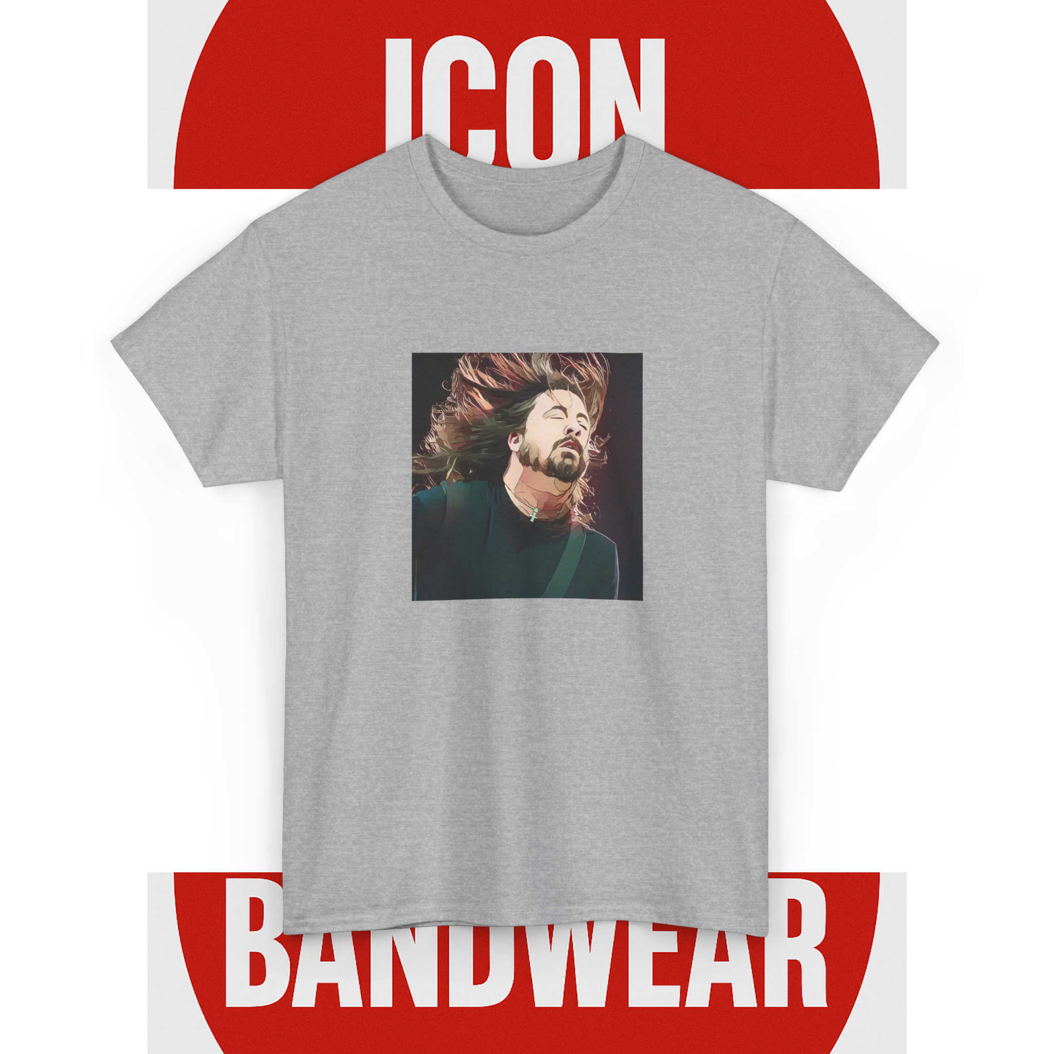 Cartoon Style Rock Graphic Tee | Retro 90s Grunge Shirt | Statement Fan Apparel